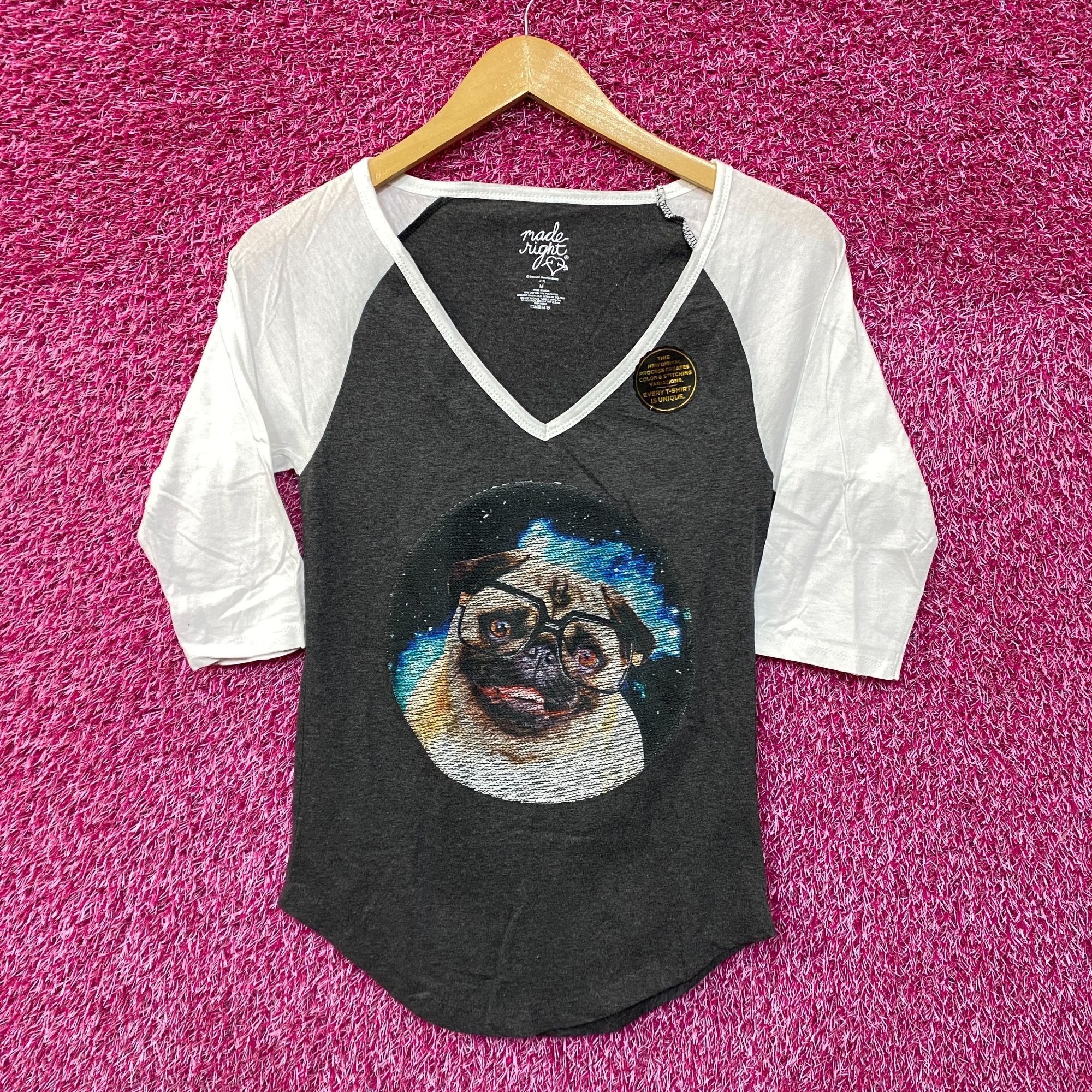 Other Pug in space baseball tee size medium Size US M / EU 48-50 / 2 - 1 Thumbnail