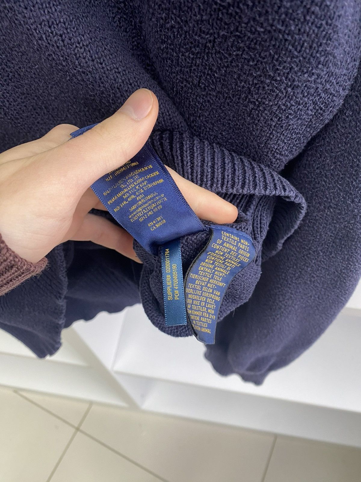 Polo Ralph Lauren × Vintage Vintage Polo Ralph Lauren 1/4 Zip Sweater Size US M / EU 48-50 / 2 - 9 Thumbnail