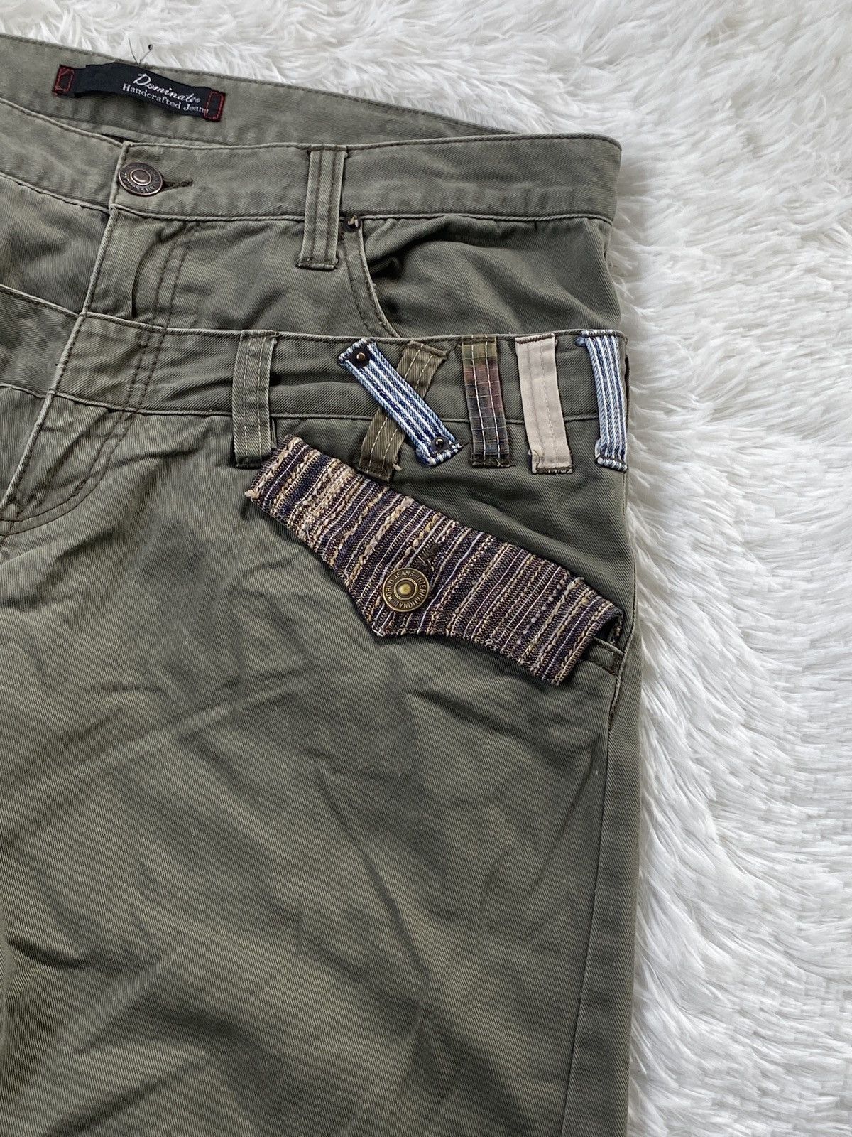 Japanese Brand × Seditionaries 🔥RARE🔥Dominated Handcrafted Jeans Japan Denim Double Waist Size US 34 / EU 50 - 4 Thumbnail