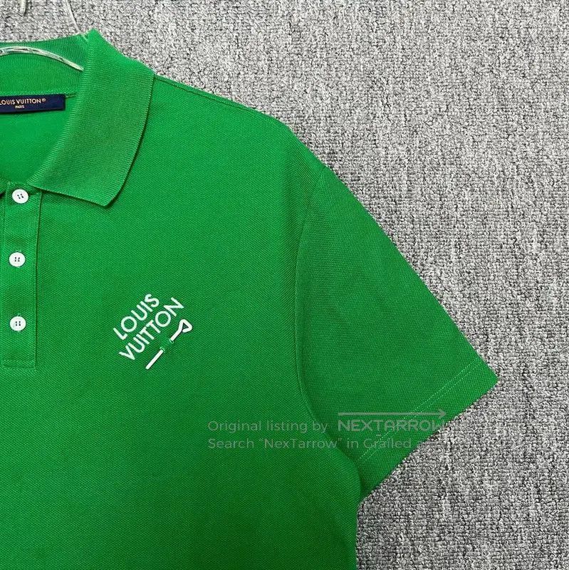 Louis Vuitton Louis Vuitton Green Cotton Men's Polo T-Shirt . Size US M / EU 48-50 / 2 - 4 Thumbnail
