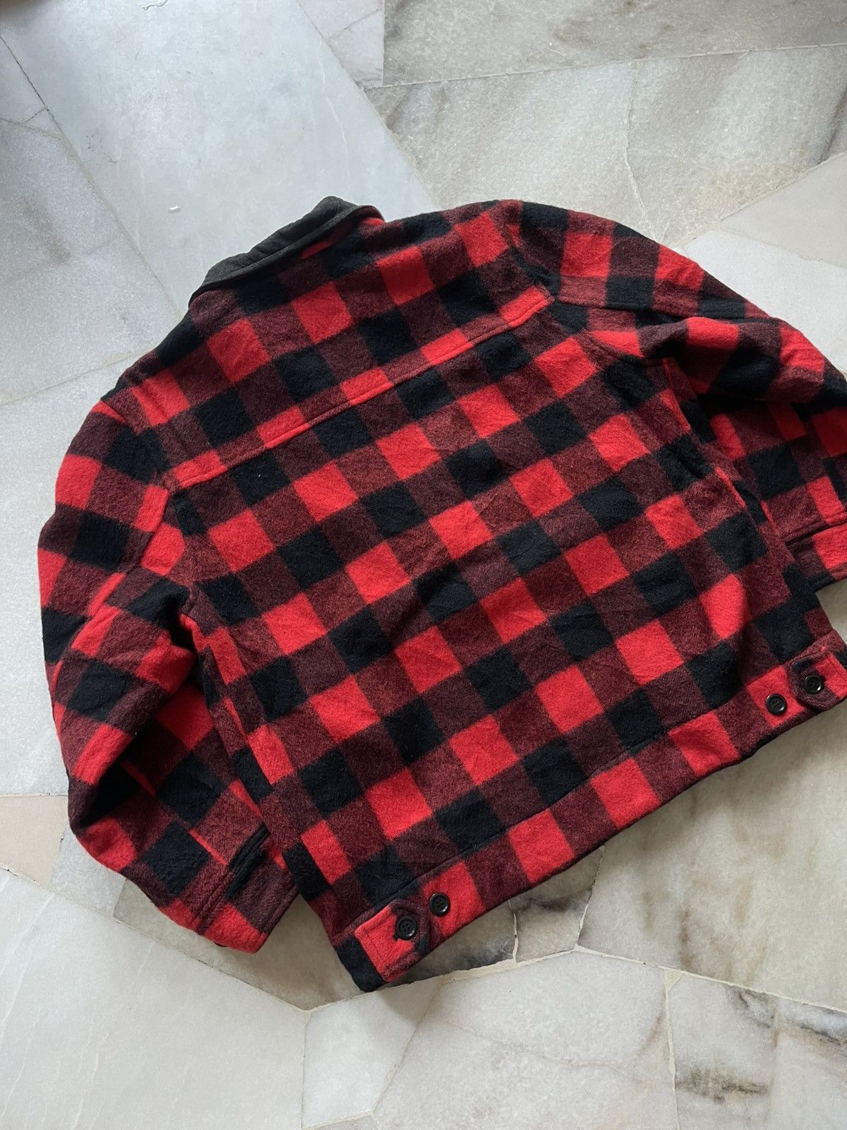 PERSON'S 80s Persons For Men Plaid Wool Destroit Style Jacket Size US L / EU 52-54 / 3 - 6 Thumbnail