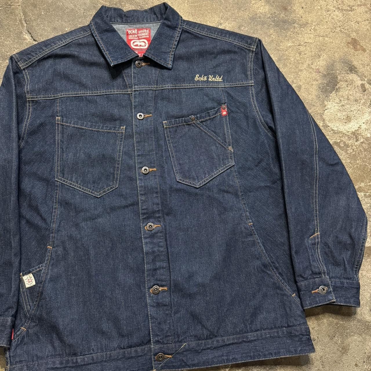 Ecko Unltd. × Vintage Vintage 90s Ecko Unltd Over Time Shop Jacket Size US XL / EU 56 / 4 - 3 Thumbnail