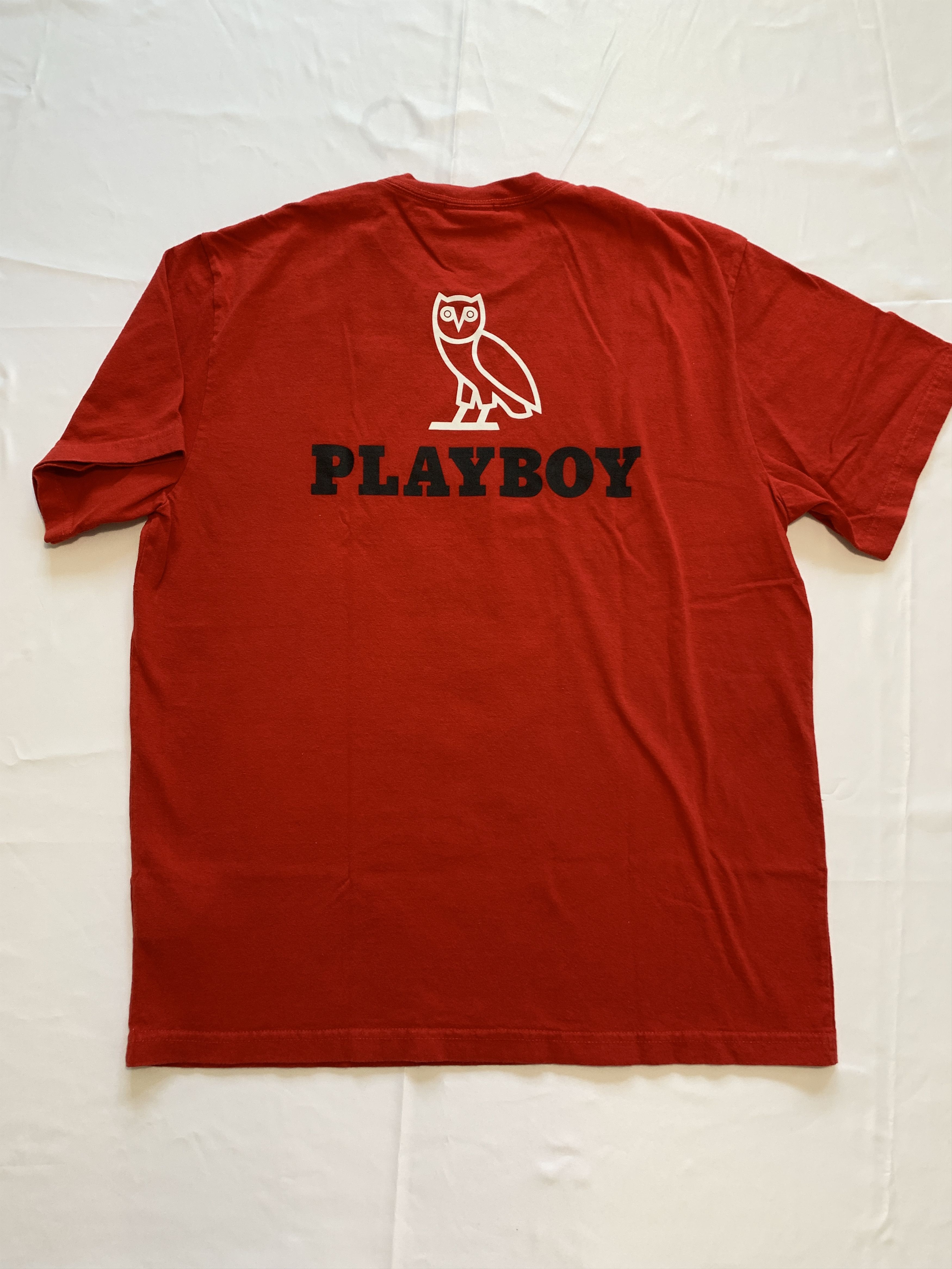 Drake OVO x PLAYBOY MAGAZINE OG OWL T-SHIRT TEE Size US M / EU 48-50 / 2 - 10 Thumbnail