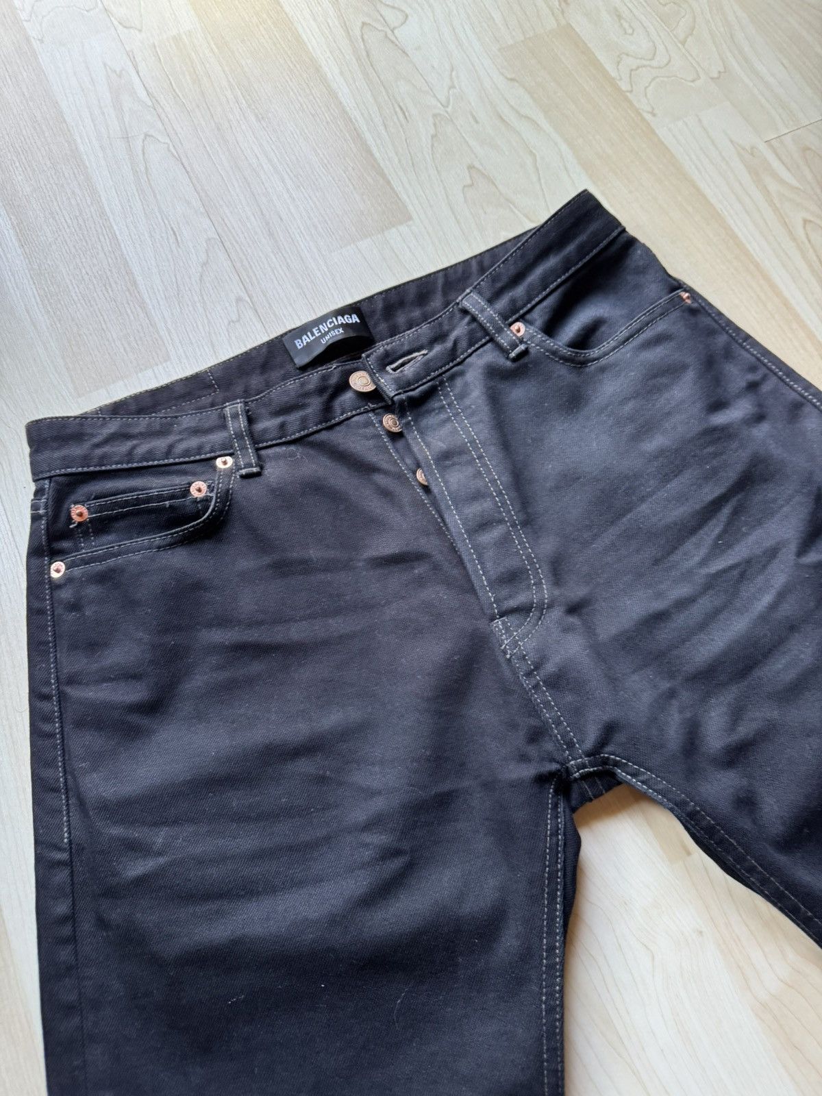 Balenciaga Balenciaga Japanese Denim Size US 30 / EU 46 - 4 Thumbnail