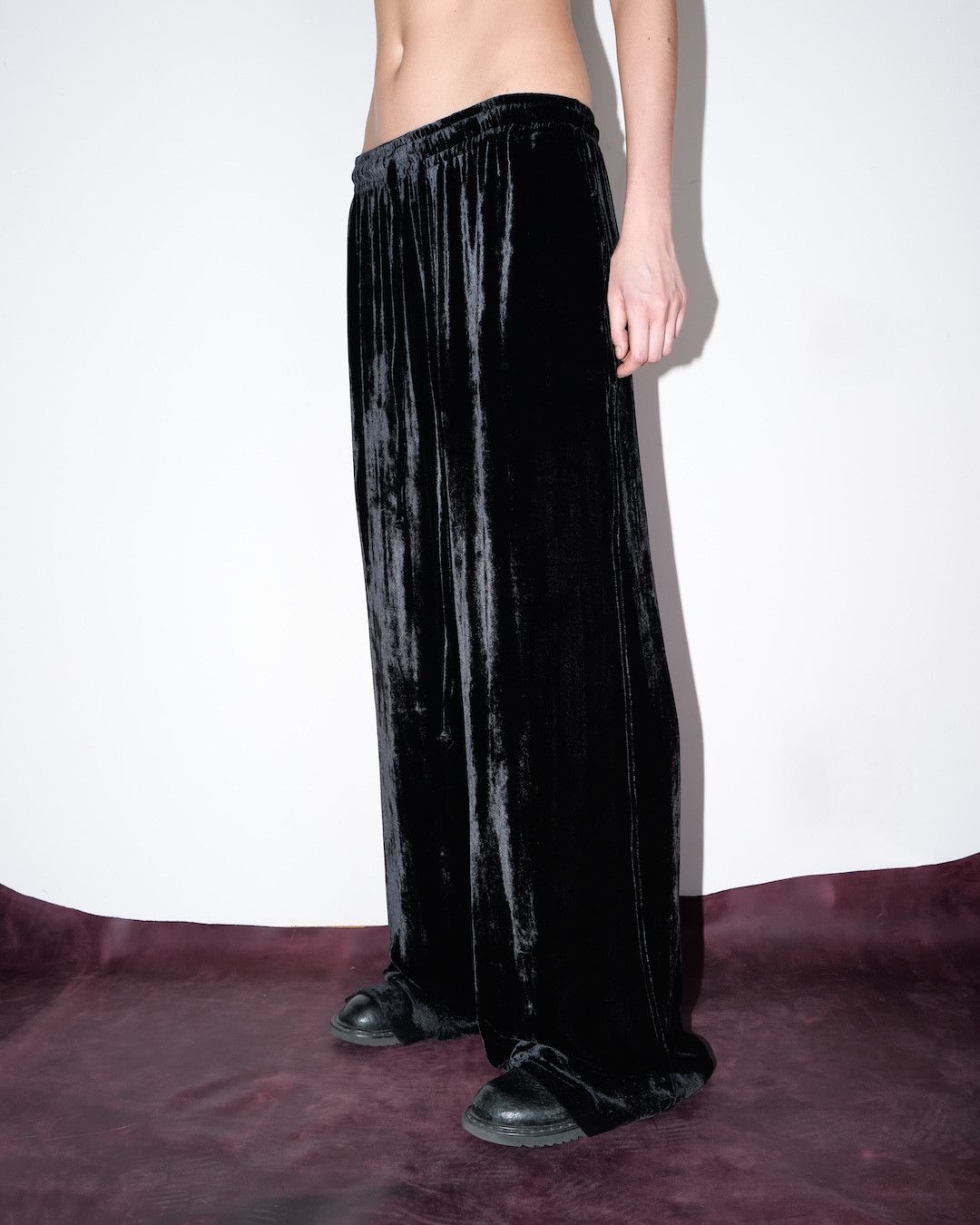 Other SILK VELOUR TRACKPANTS Size 24" / US 00 / IT 34 - 2 Thumbnail