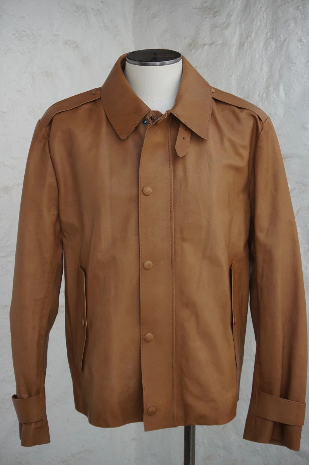 Ralph Lauren New Ralph Lauren Purple Label Calfskin Leather Jacket XL Size US XL / EU 56 / 4 - 3 Thumbnail