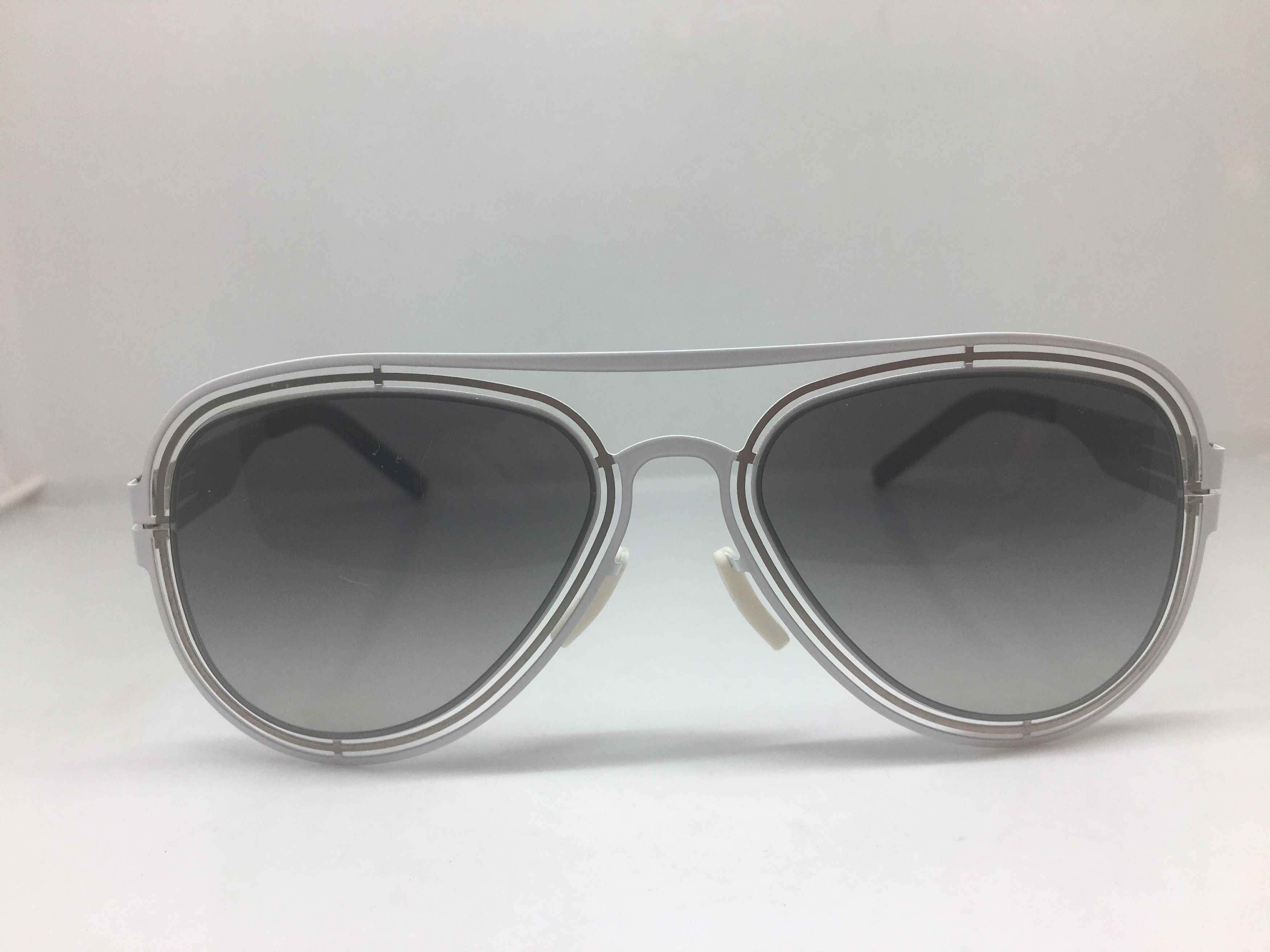 Other AC Berlin Silver White Alloy Aviator Sunglasses Pilot Size ONE SIZE - 1 Thumbnail