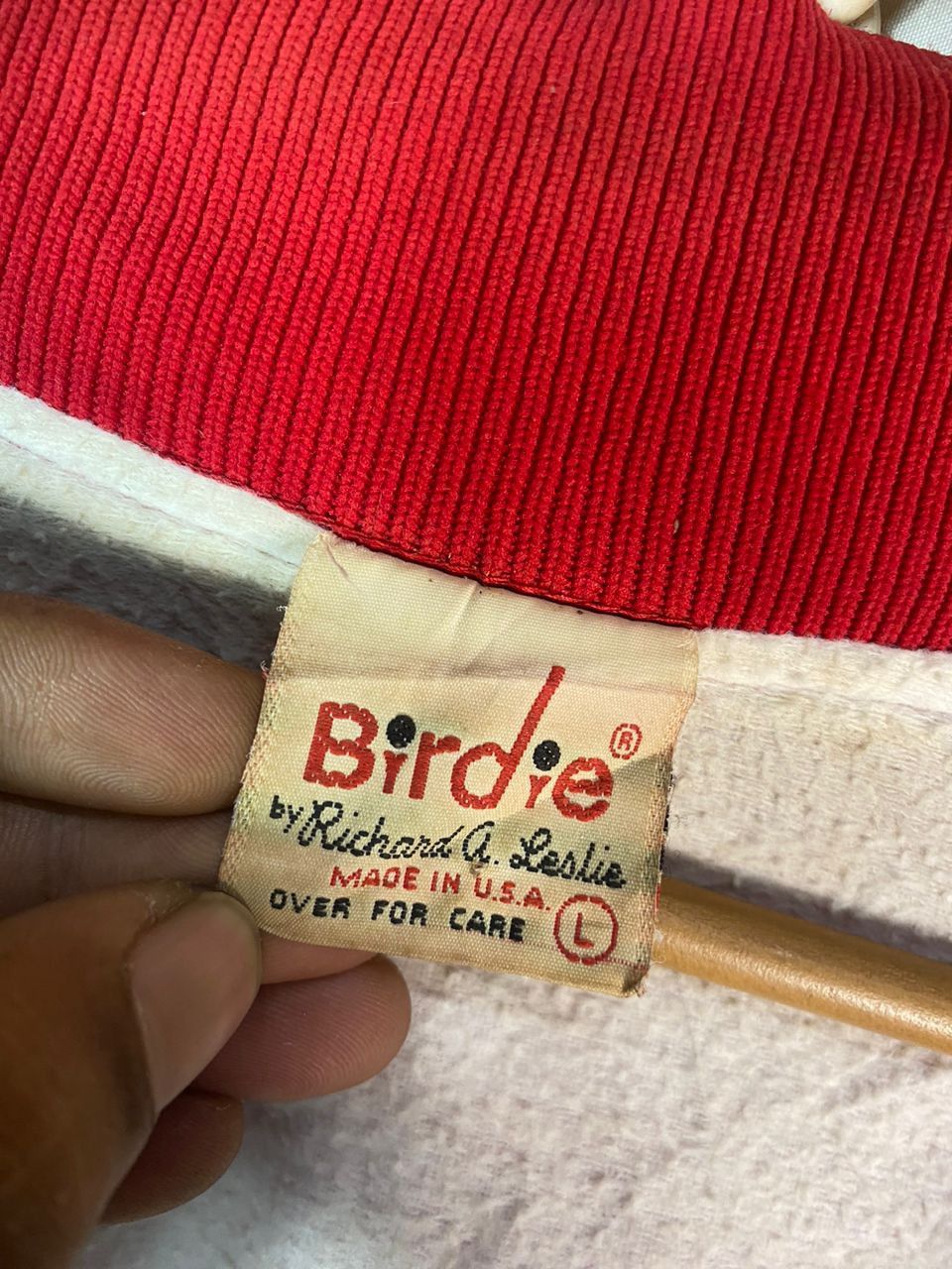 Vintage Vintage birdie snap button nylon jacket made in usa Size US L / EU 52-54 / 3 - 4 Thumbnail