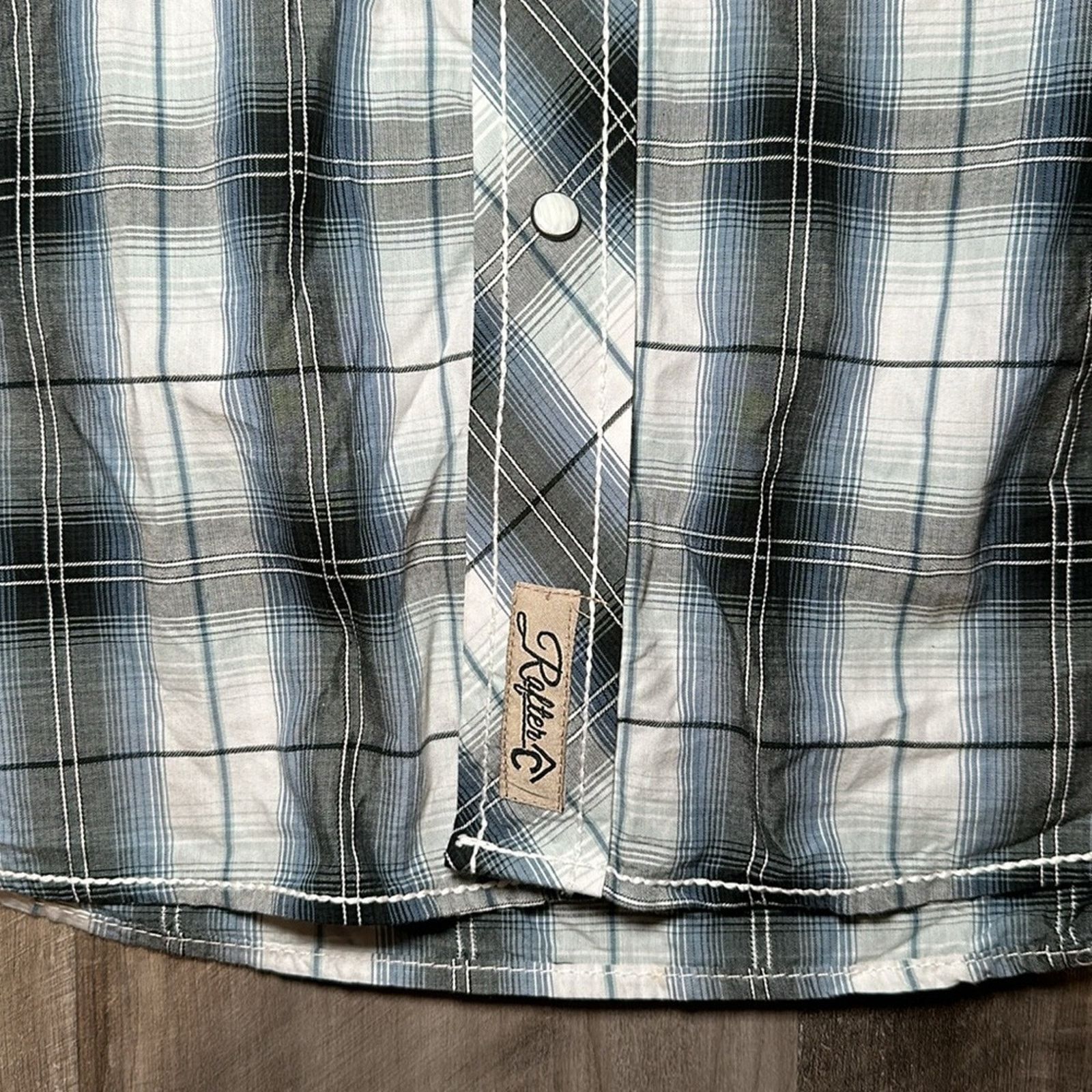 Other Rafter-C Cowboy Collection Western Pearl Snap - 2XL Size US XXL / EU 58 / 5 - 5 Thumbnail