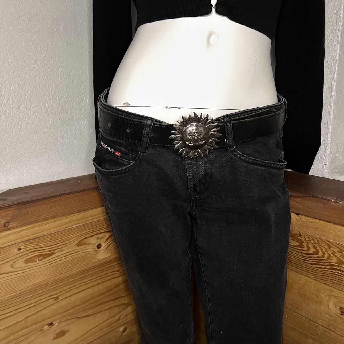 Affliction × Diesel × If Six Was Nine Diesel Low Rise Flare Jeans Size 29" - 12 Thumbnail