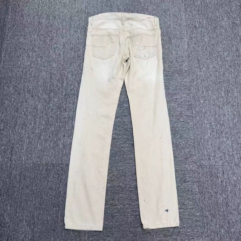 Dior Dior Splatter Denim Pants Size 30-2505 Size US 30 / EU 46 - 2 Thumbnail