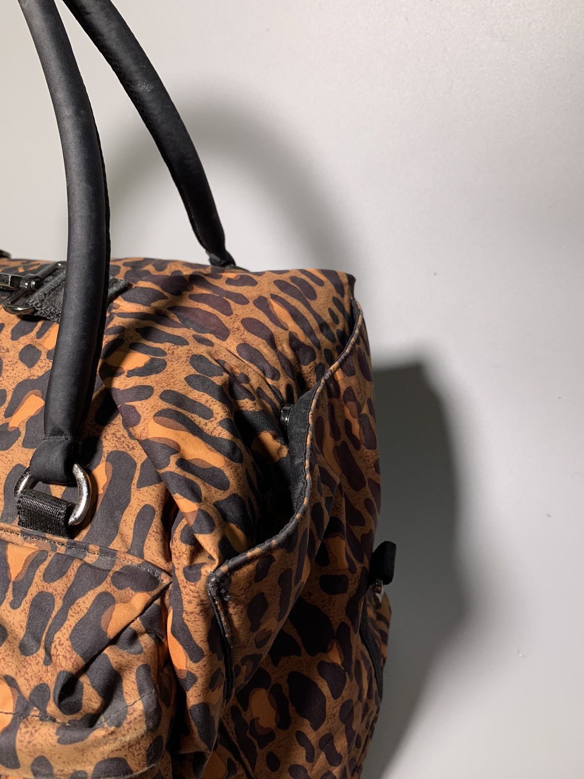 Sonia Rykiel SONIA RYKIEL LEOPARD PRINT HAND DUFFLE BAG Size ONE SIZE - 9 Thumbnail
