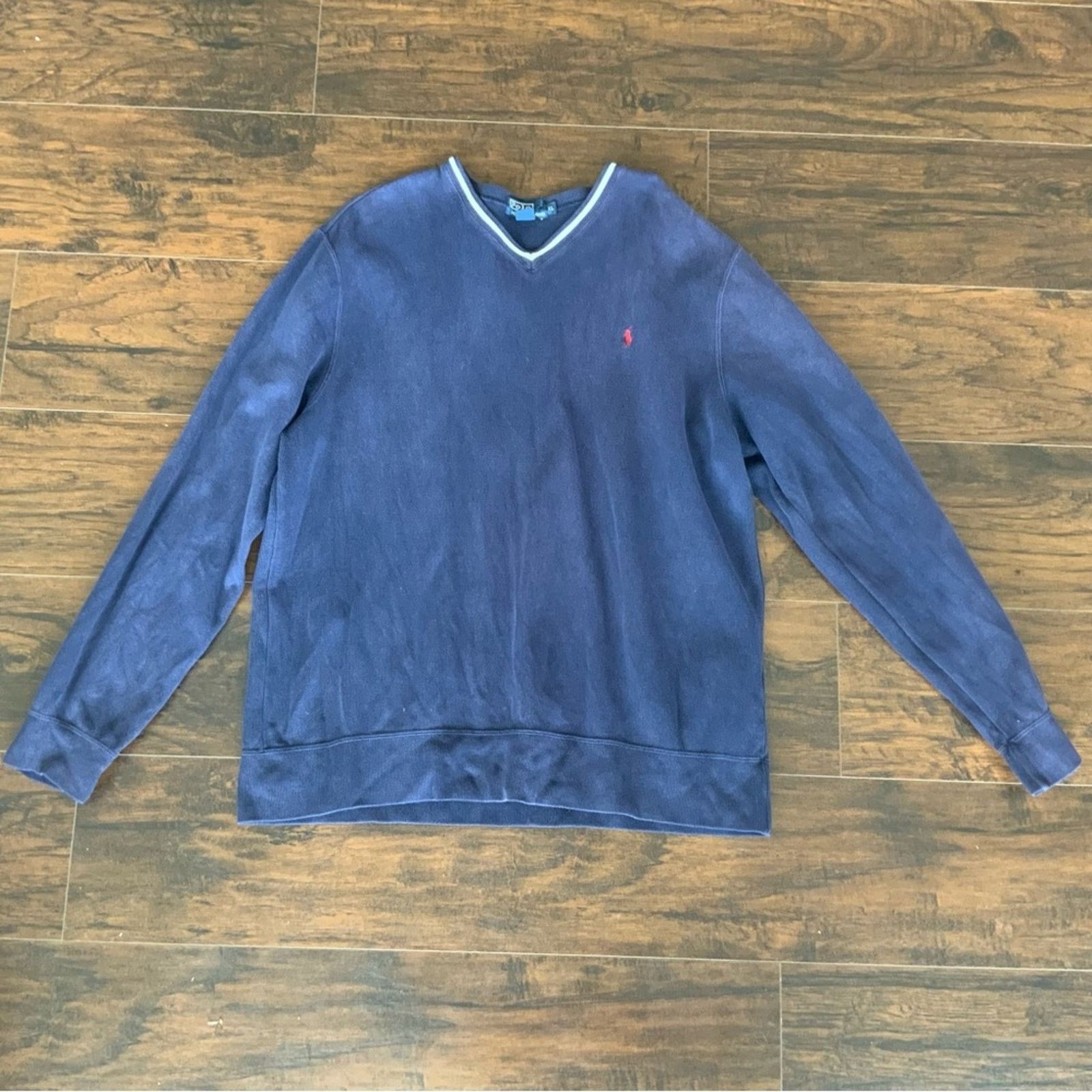 Polo Ralph Lauren Navy Polo RL Sweater Size US XL / EU 56 / 4 - 1 Thumbnail