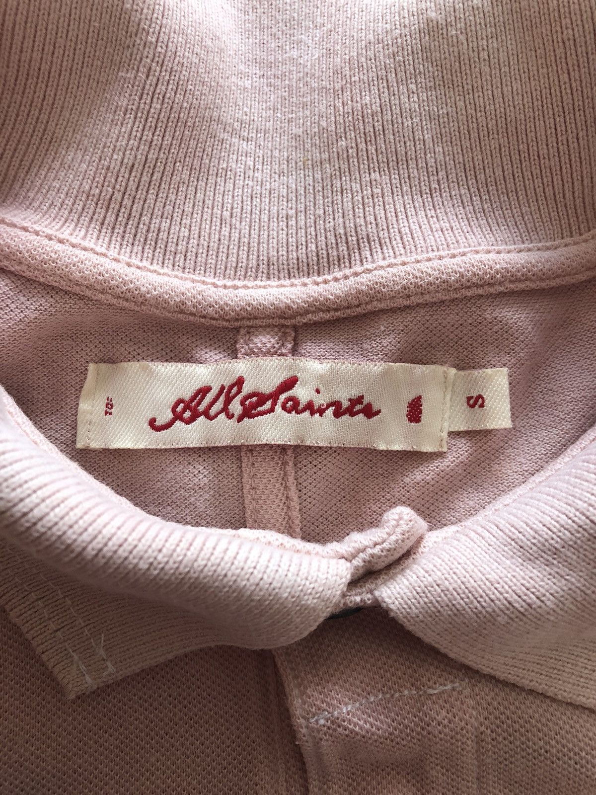 Allsaints ALLSAINTS RARE VINTAGE QUALITY POLO SHIRT Size US XS / EU 42 / 0 - 3 Thumbnail