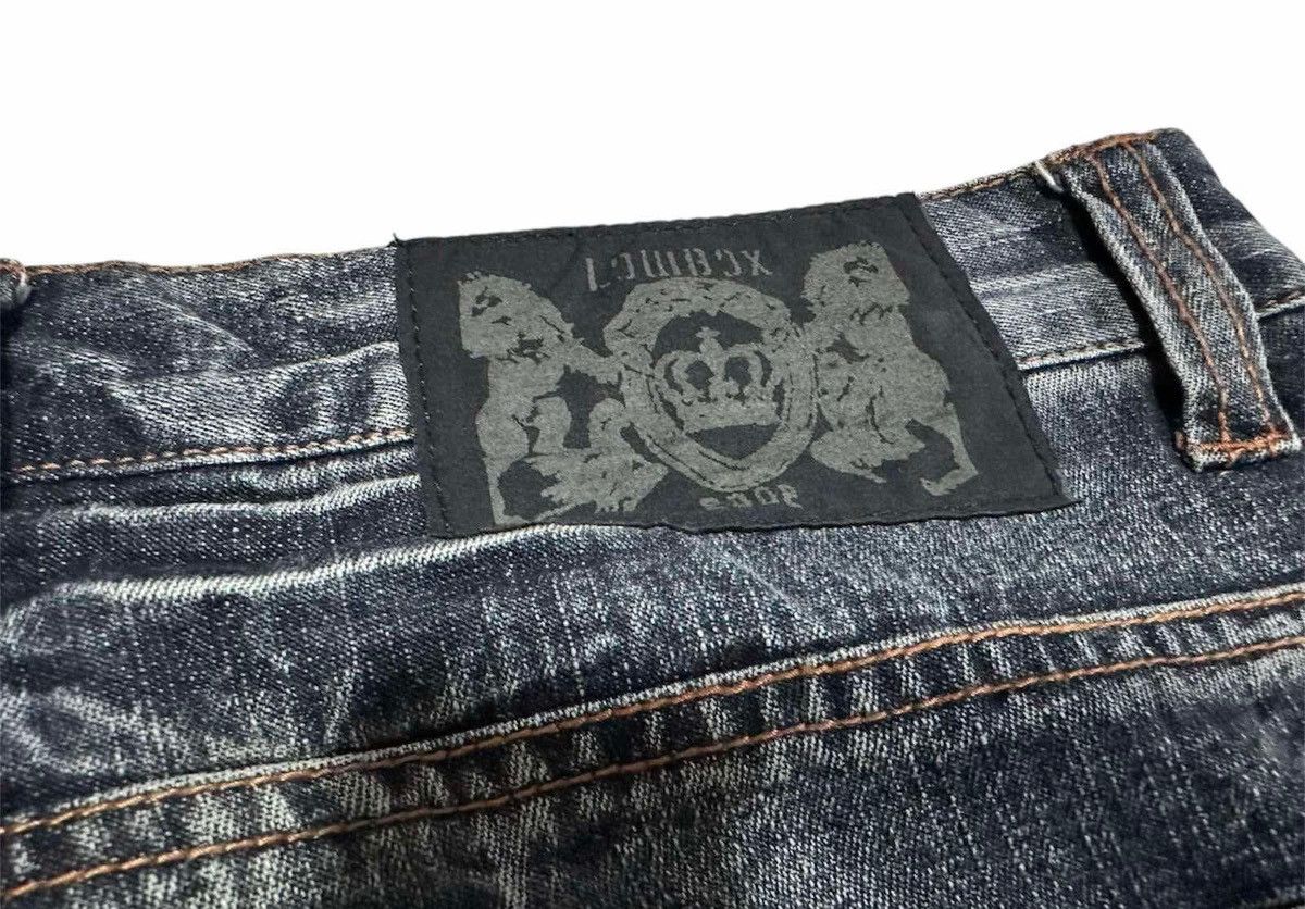 Hysteric Glamour × Japanese Brand × Seditionaries 🔥Y2K Archived Lowbox Faded Patchwork Distressed Denim Punk Size US 34 / EU 50 - 11 Thumbnail