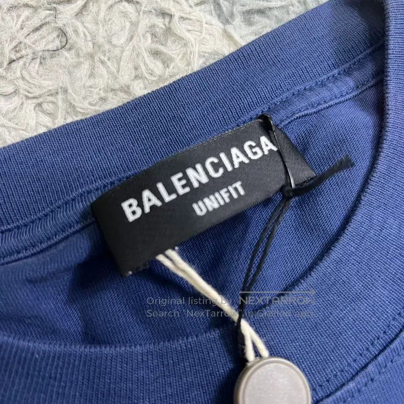 Balenciaga Balenciaga Logo Embroidered Short Sleeve T-Shirt Size XXS Size US XXS / EU 40 - 2 Thumbnail