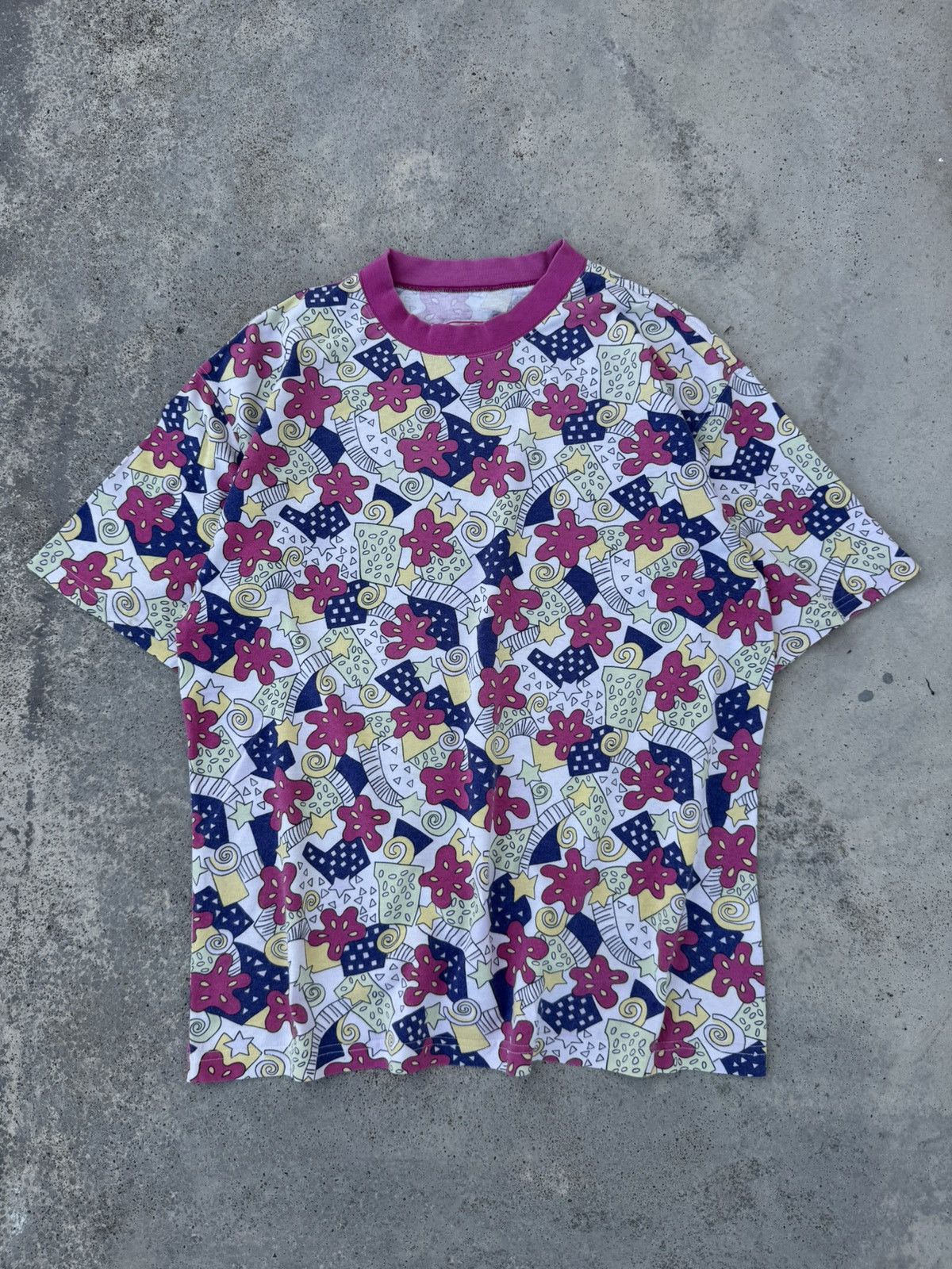 Vintage Vintage Arnold Palmer Abstract Colourful Art Tees Size US M / EU 48-50 / 2 - 1 Thumbnail
