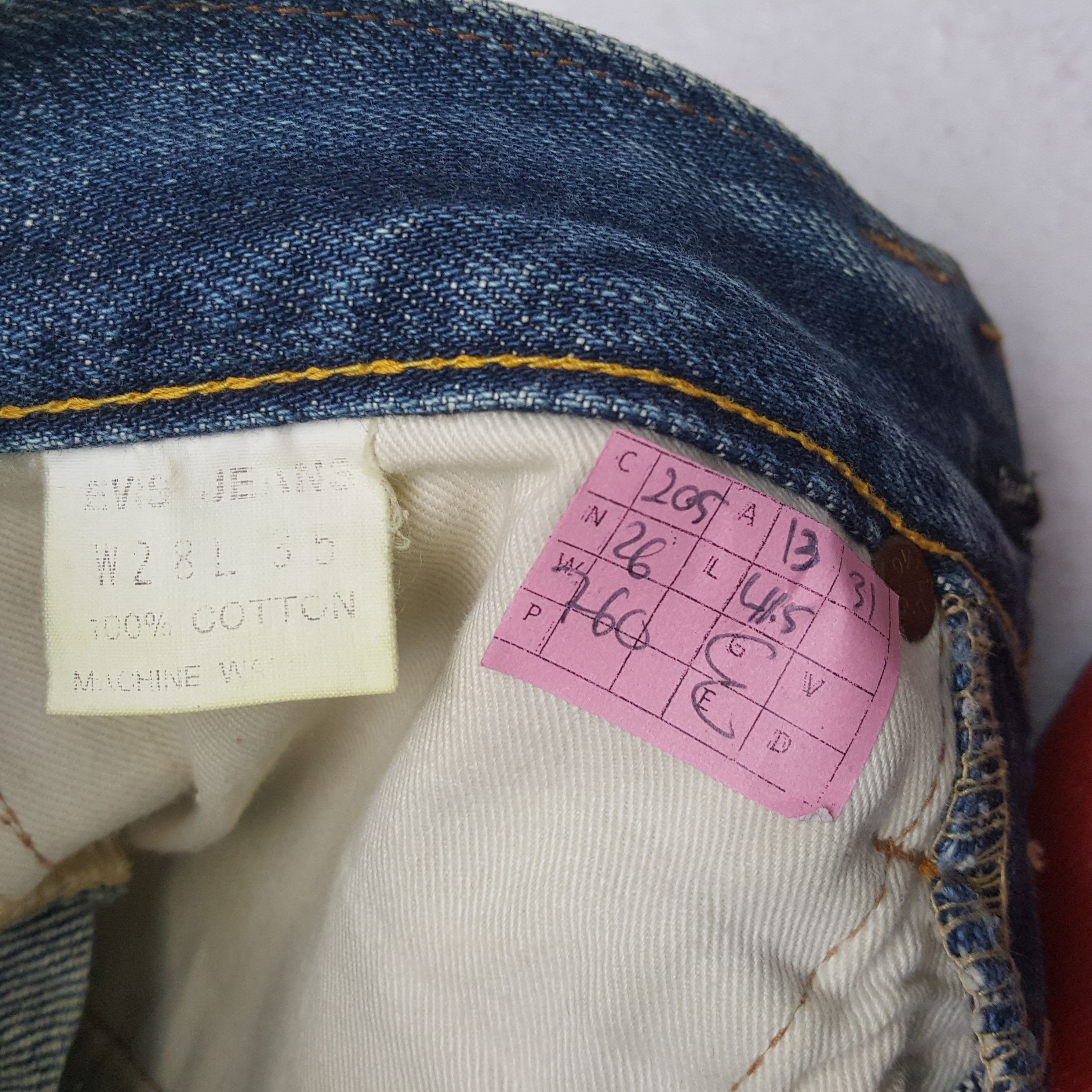 Japanese Brand × Vintage EVISU Japanese Brand Streetwear Custom Daicock Jeans Size US 26 / EU 42 - 14 Thumbnail