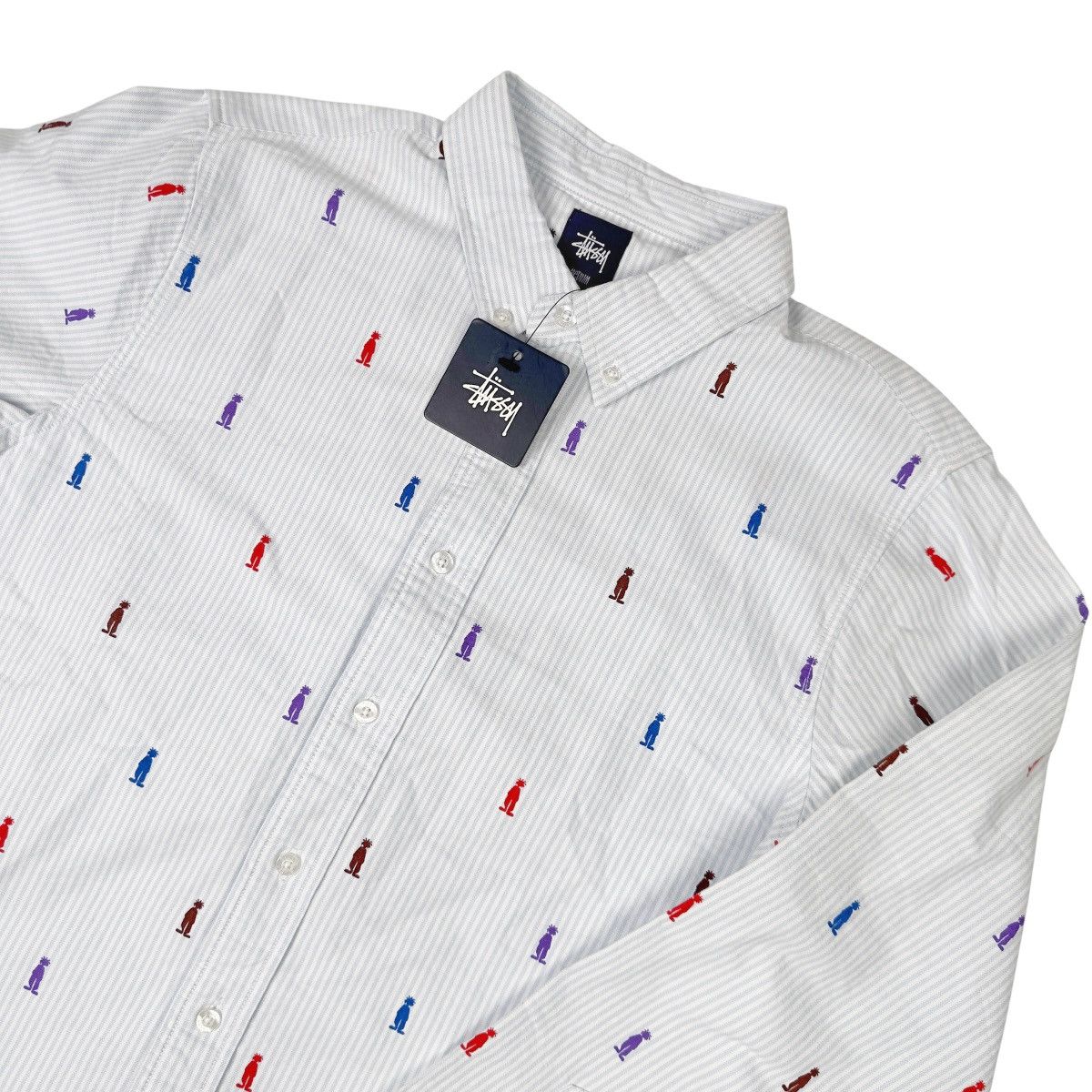 Stussy Stussy King Oxford Striped Button Down Shirt Mens Medium Size US M / EU 48-50 / 2 - 1 Thumbnail