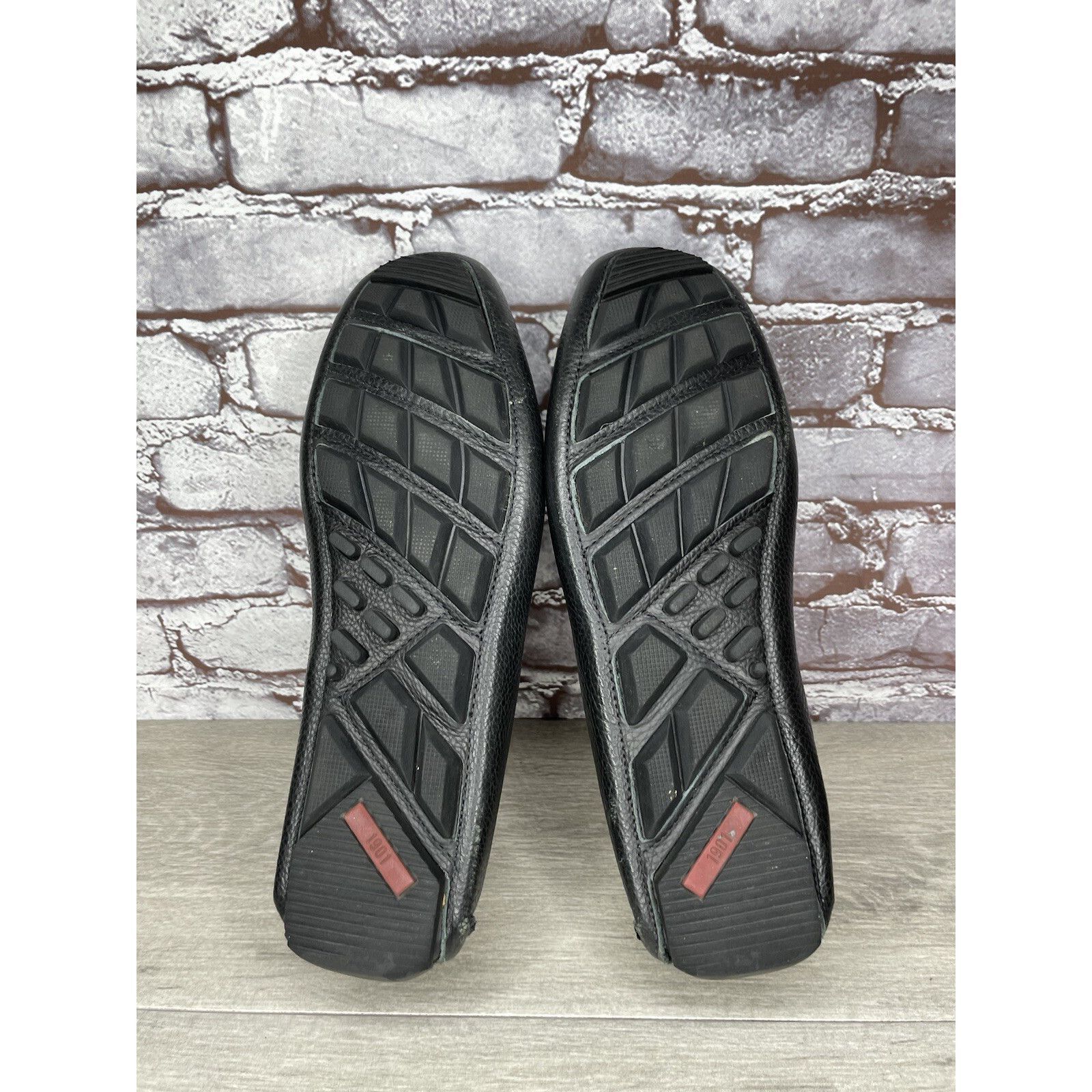 1901 1901 Black Leather Penny Loafers Slip On Driving Shoes Men’s Size US 13 / EU 46 - 20 Thumbnail