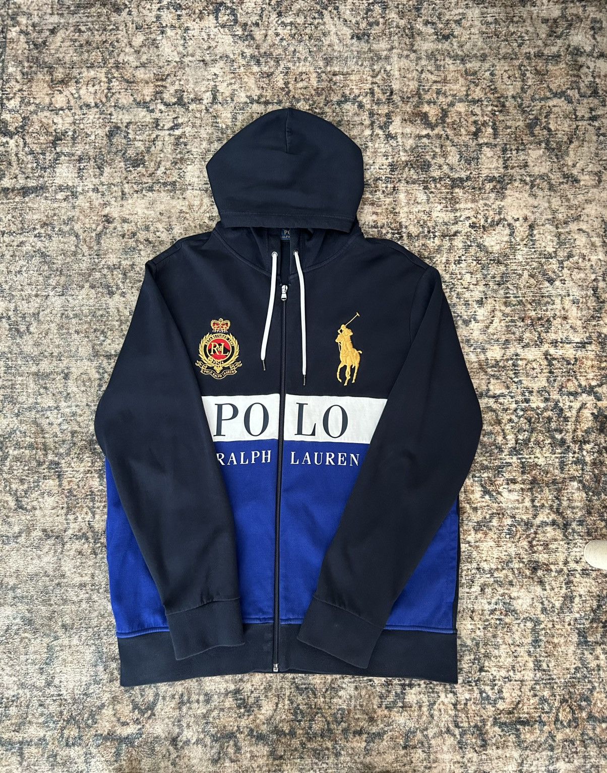 Polo Ralph Lauren Polo Ralph Lauren Men’s Hoodie Navy Blue Size US L / EU 52-54 / 3 - 1 Thumbnail