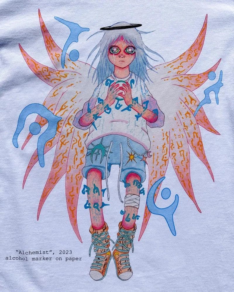 Vintage Just Try To Fly Without Wings Tee Size US XL / EU 56 / 4 - 2 Thumbnail