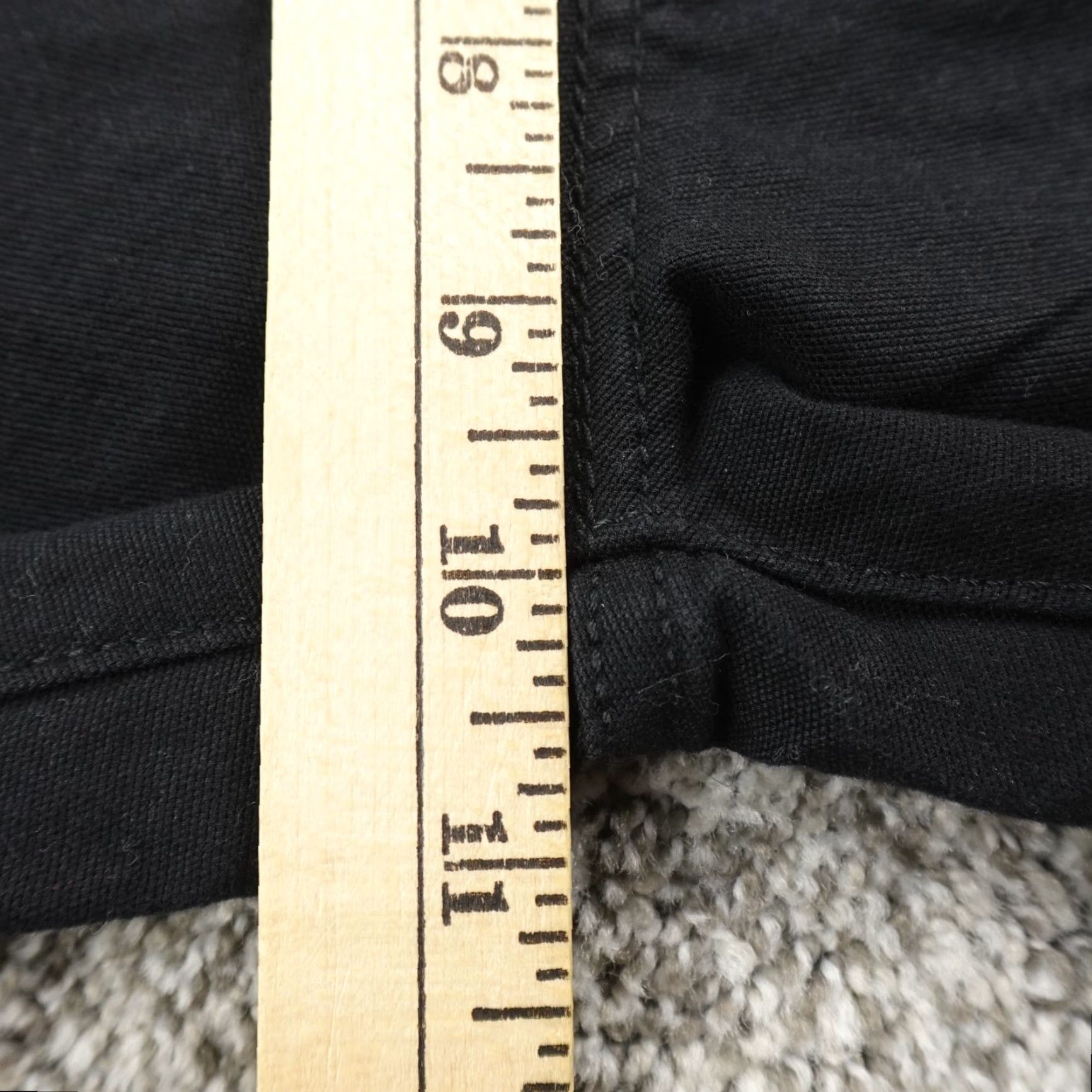 Levi's Levi's Jeans 724 High Rise Slim Straight Stretch Black Denim 27 Size 27" / US 4 / IT 40 - 6 Thumbnail