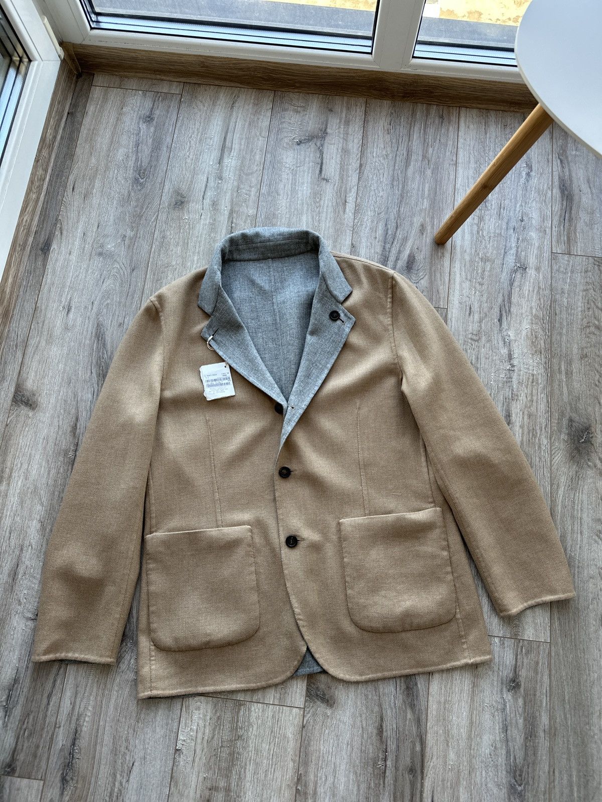 Brunello Cucinelli NWT RPR $5k Brunello Cucinelli Cashmere Reversible Jacket Size US M / EU 48-50 / 2 - 14 Thumbnail
