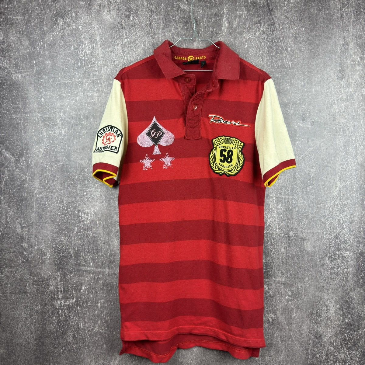 Christian Audigier Y2K vintage Christian Audigier garage parts polo shirt Size US M / EU 48-50 / 2 - 6 Thumbnail