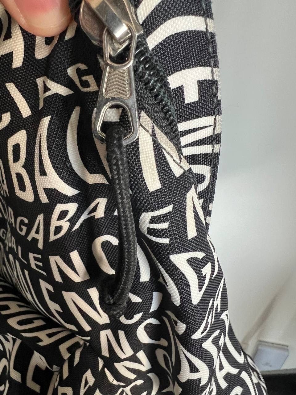 Balenciaga Balenciaga black and white logo backpack Size ONE SIZE - 5 Thumbnail