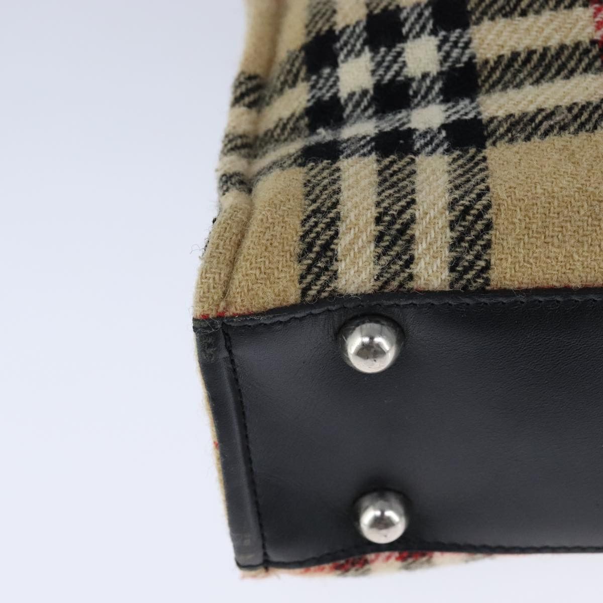 Burberry Burberry Nova Check Hand Bag Cotton Beige Size ONE SIZE - 16 Thumbnail