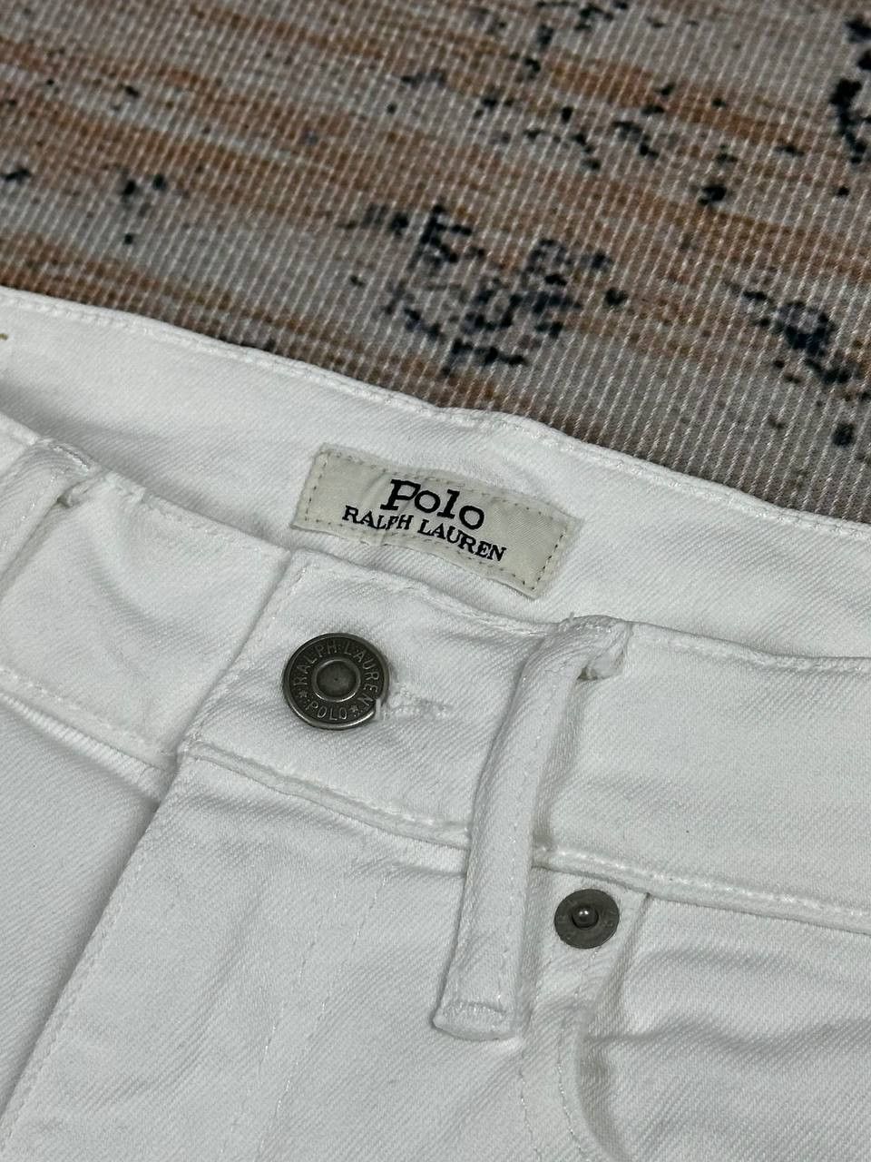 Polo Ralph Lauren Vintage Ralph Lauren White Rare Embroedered Jeans Size 27" / US 4 / IT 40 - 6 Thumbnail