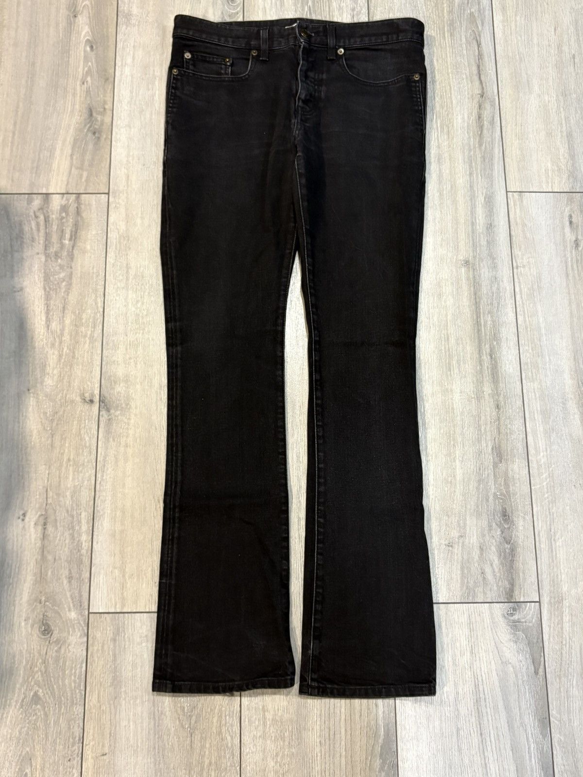 saint laurent paris fw18 d17 bootcut denim
