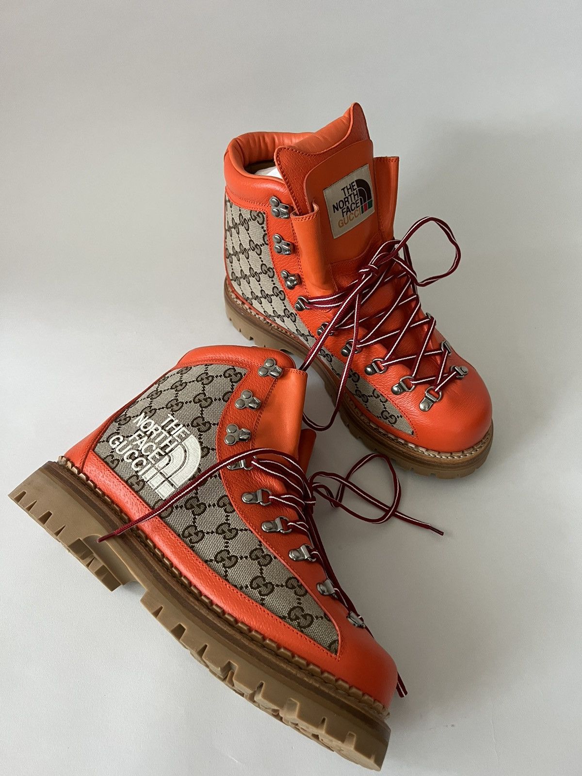Gucci × The North Face The North Face x Gucci Monogram Leather Canvas Boots Size US 9.5 / EU 42-43 - 3 Thumbnail