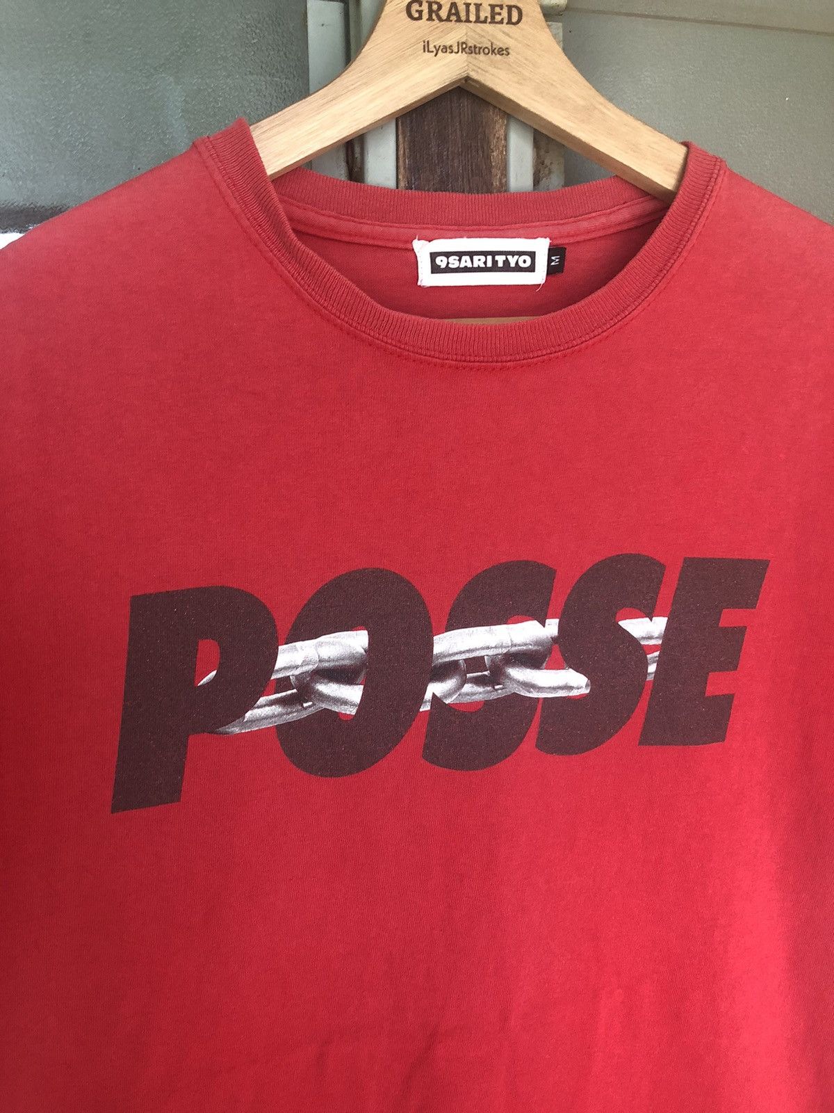 Vintage Vintage 9sari TYO Posse Spellout Shirt Tee Size US M / EU 48-50 / 2 - 5 Thumbnail