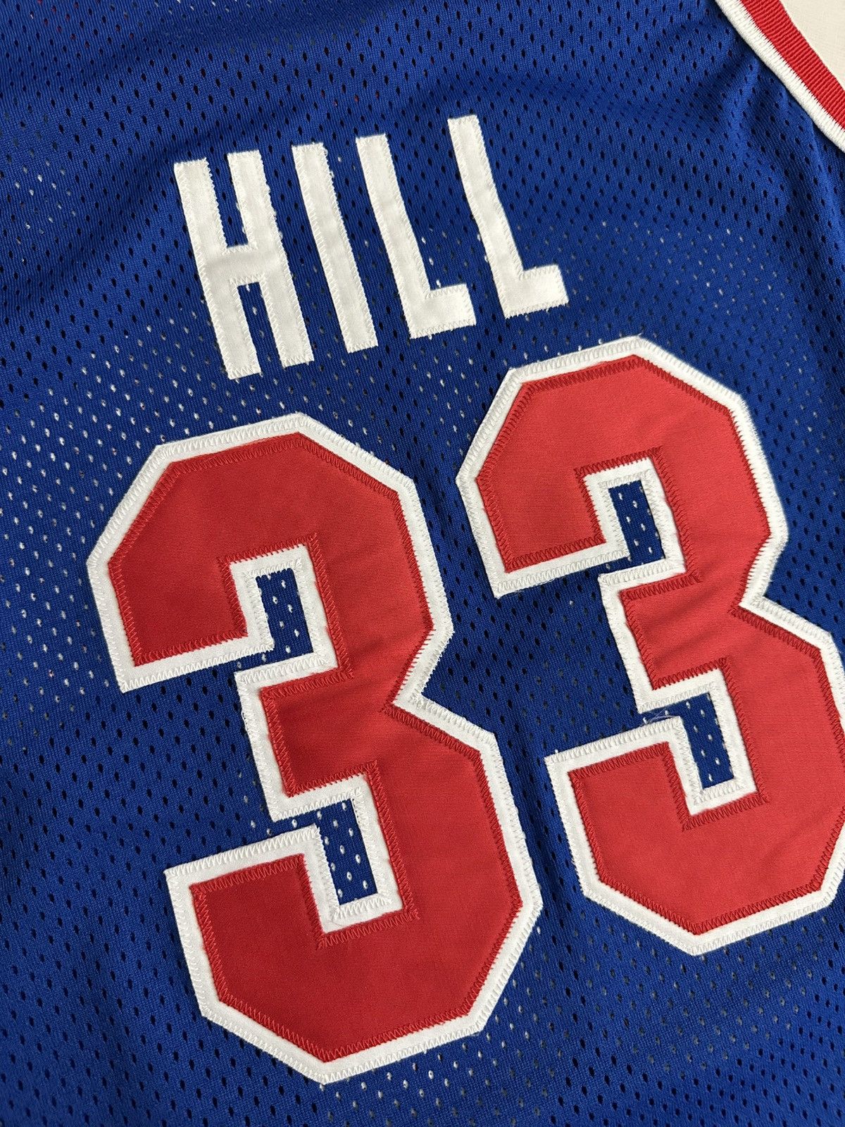 Champion × NBA × Vintage Vintage Detroit Pistons Grant Hill Authentic Champion Jersey Size US L / EU 52-54 / 3 - 8 Thumbnail
