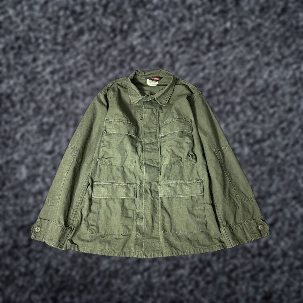 Vintage Tru-Spec BDU Field Jacket Mens S Green Ripstop Military Tactical Utility Jacket Size US S / EU 44-46 / 1 - 1 Thumbnail