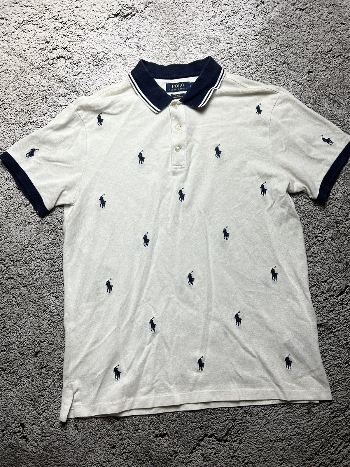 Polo Ralph Lauren Polo by Ralph Lauren monogram polo shirt multilogo Size US L / EU 52-54 / 3 - 1 Thumbnail