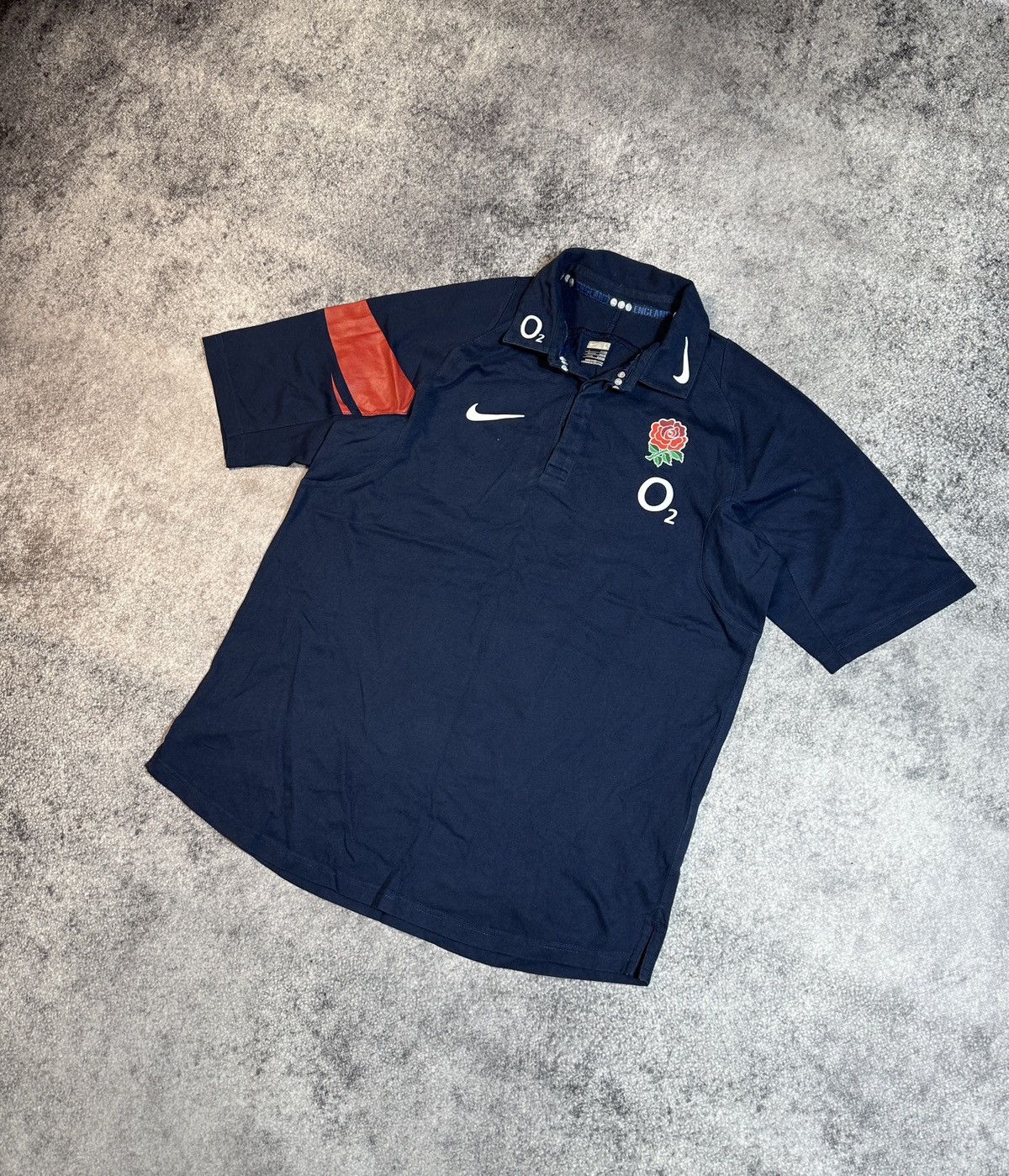 Nike × Vintage Y2k vintage Nike England Rugby Streetwear rare Jersey VTg L Size US L / EU 52-54 / 3 - 1 Thumbnail