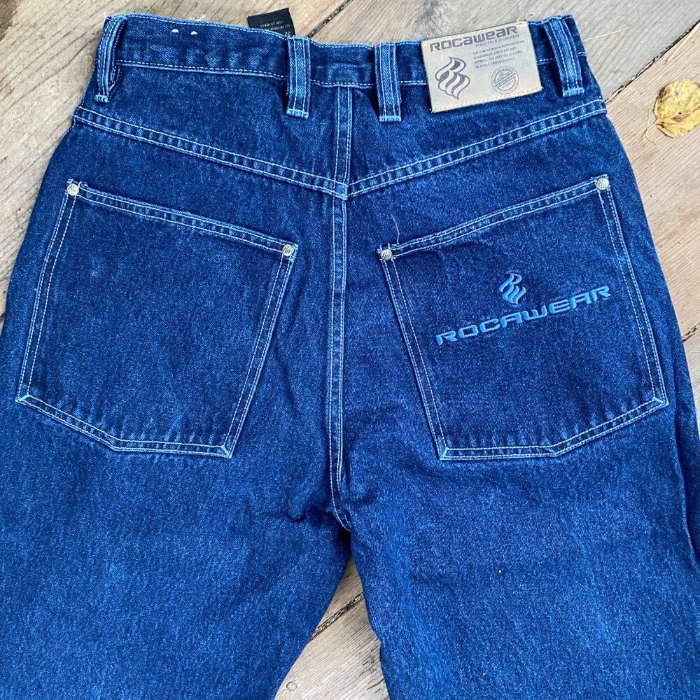 Rocawear Vintage 90s Y2K Rocawear Embroidered Jeans Size 30 Blue Size US 30 / EU 46 - 8 Thumbnail