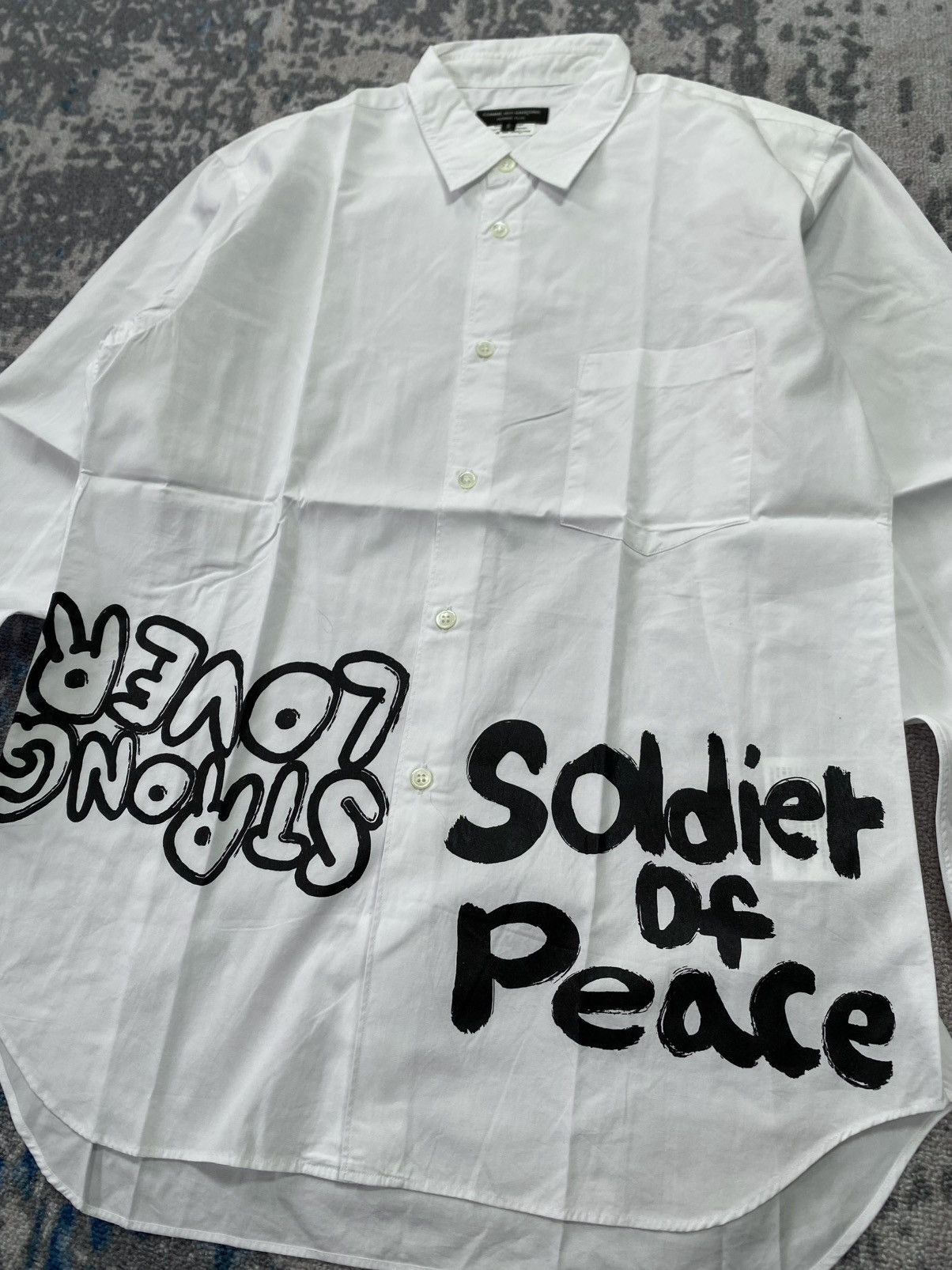 Comme des Garcons CDGHP AD04 Soldier Of Peace Shirt Size US S / EU 44-46 / 1 - 2 Thumbnail