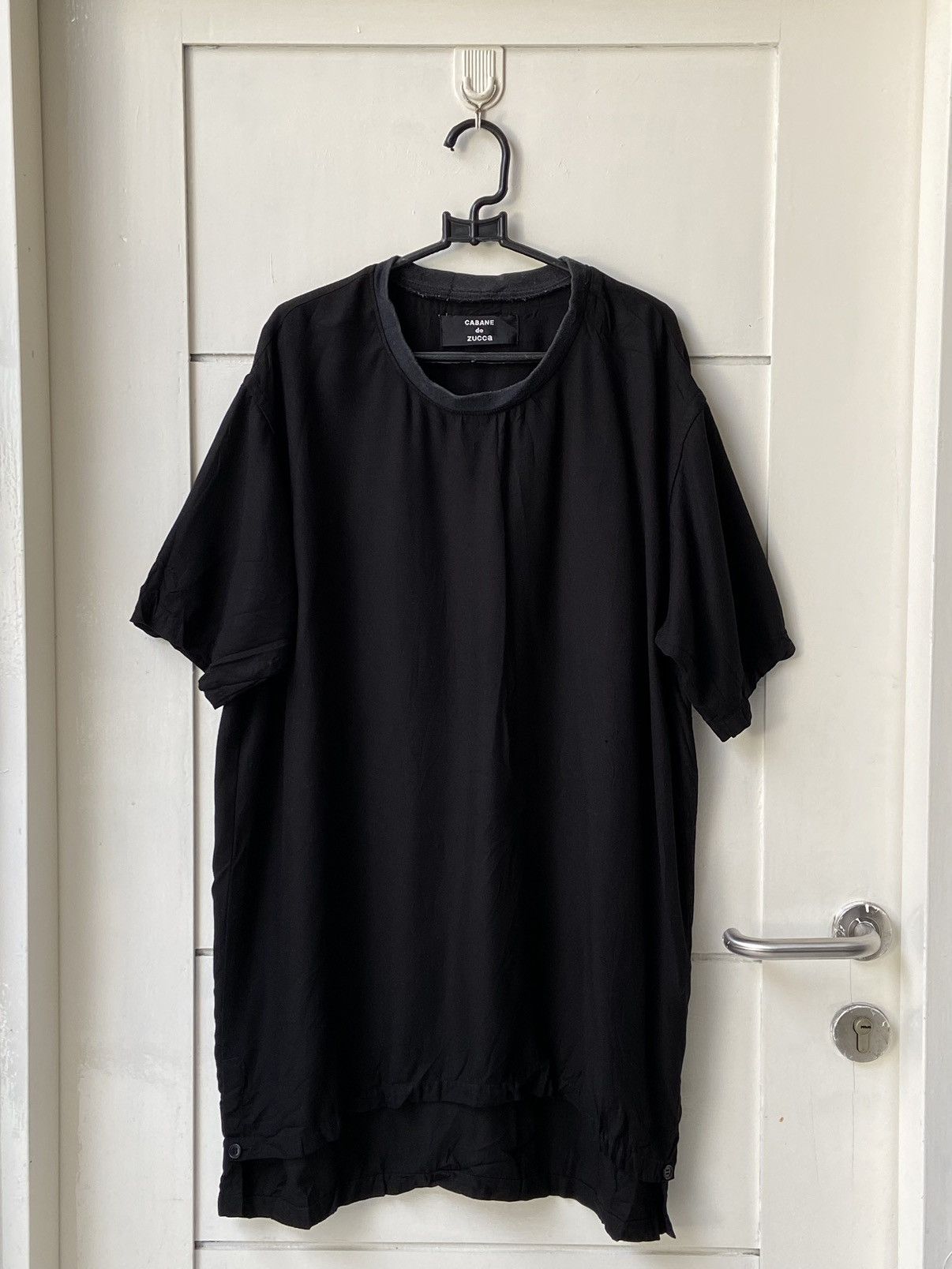 CABANE de ZUCCa × Issey Miyake × Zucca CABANE DE ZUCCA Black T-shirt Size US XL / EU 56 / 4 - 10 Thumbnail