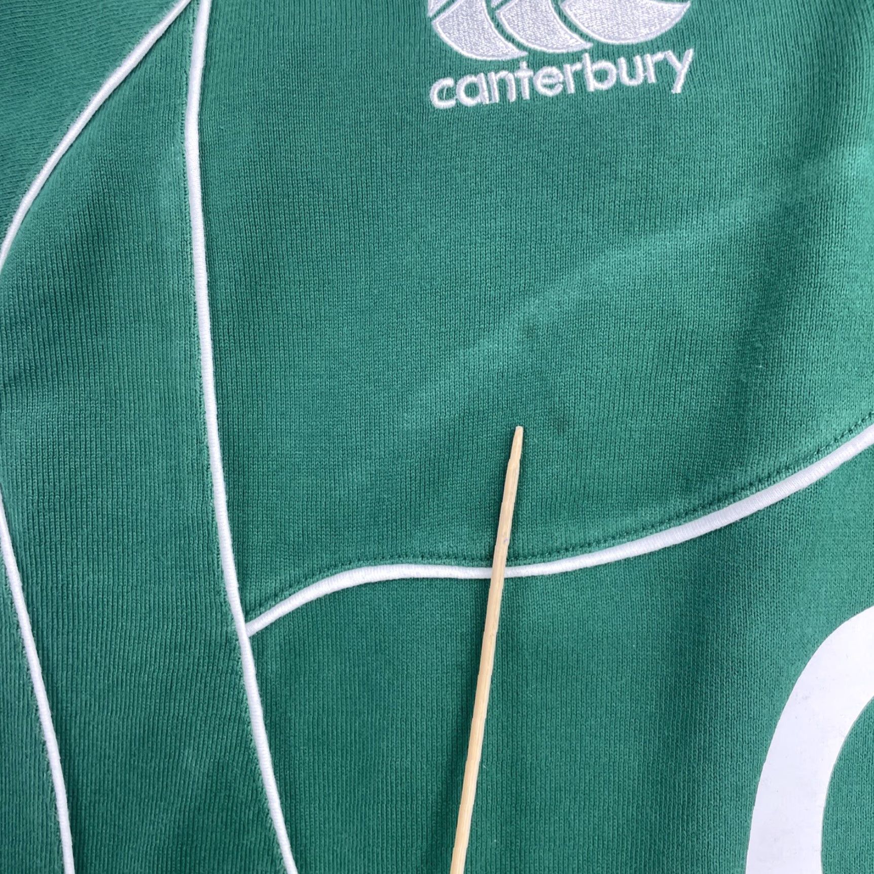 Vintage Ireland IRFU Canterbury Rugby Shirt Men XL Green Casual 90s Cotton Polo