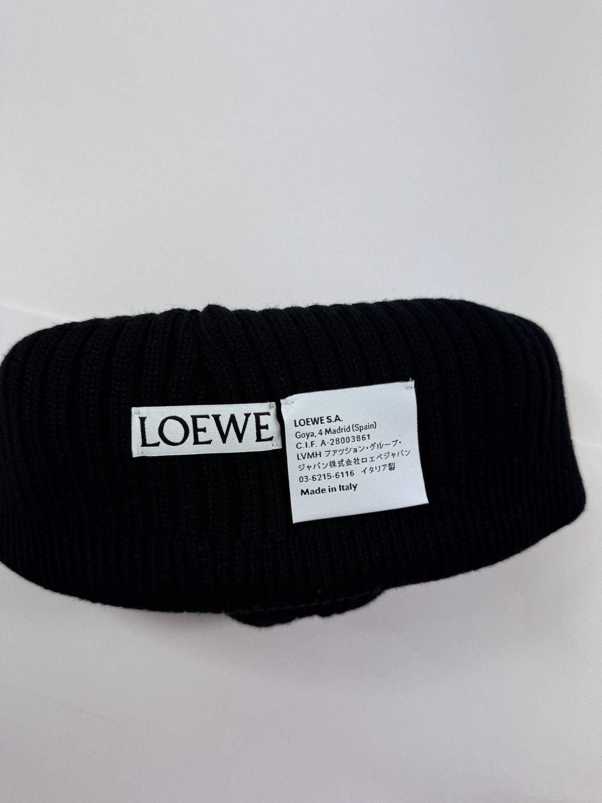 Loewe LOGO PRINT BEANIE Size ONE SIZE - 4 Thumbnail