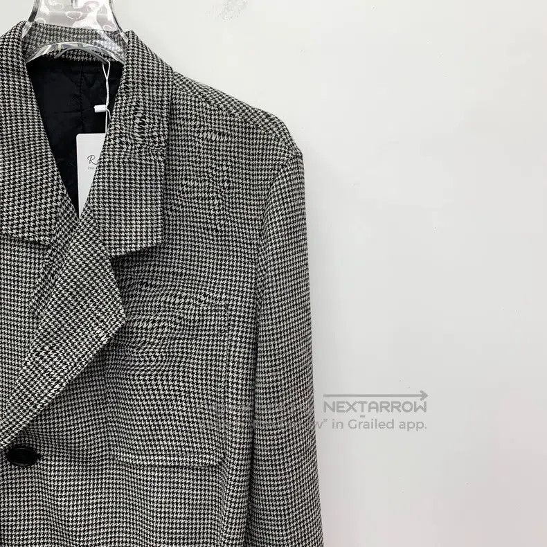 Dior Dior Gray checkered wool lapel lapel belt coat Size US S / EU 44-46 / 1 - 3 Thumbnail