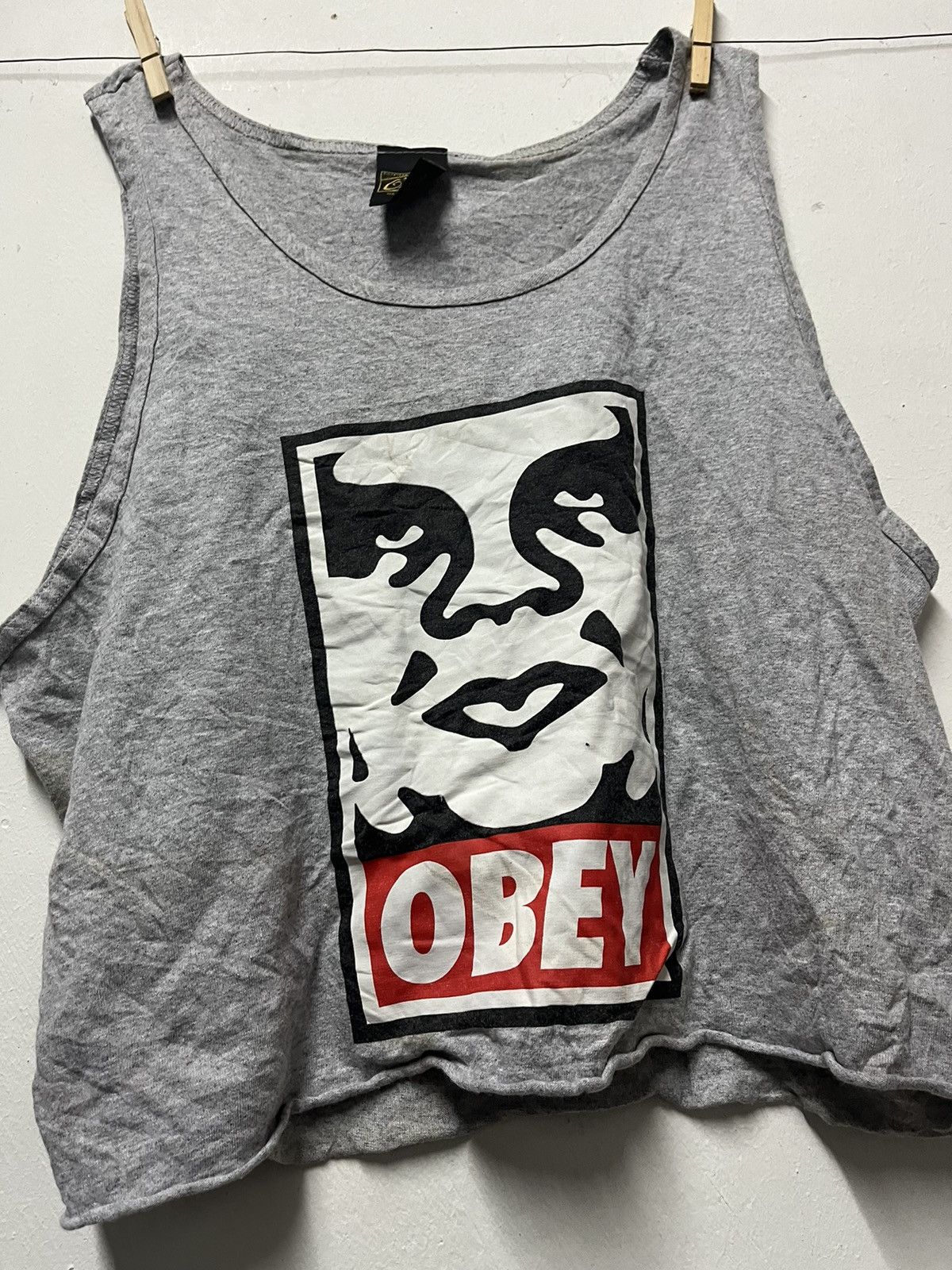 Japanese Brand Tank Tops Obey Size M / US 6-8 / IT 42-44 - 1 Thumbnail