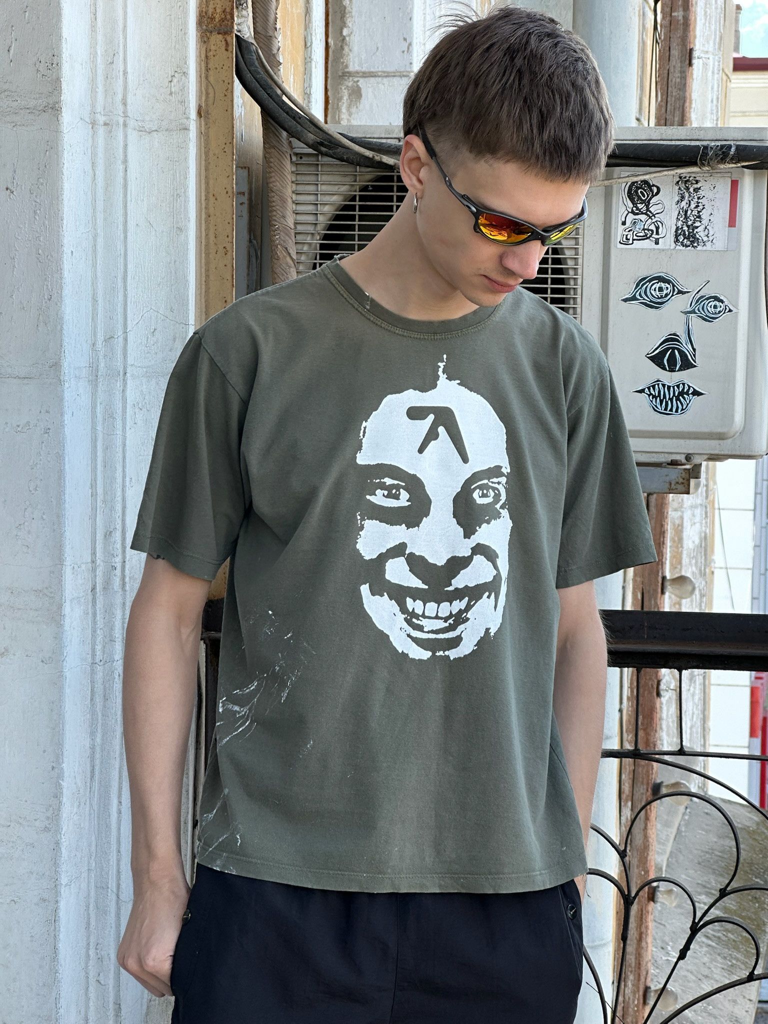 Band Tees Vintage Aphex Twin T Shirt Size US M / EU 48-50 / 2 - 3 Thumbnail