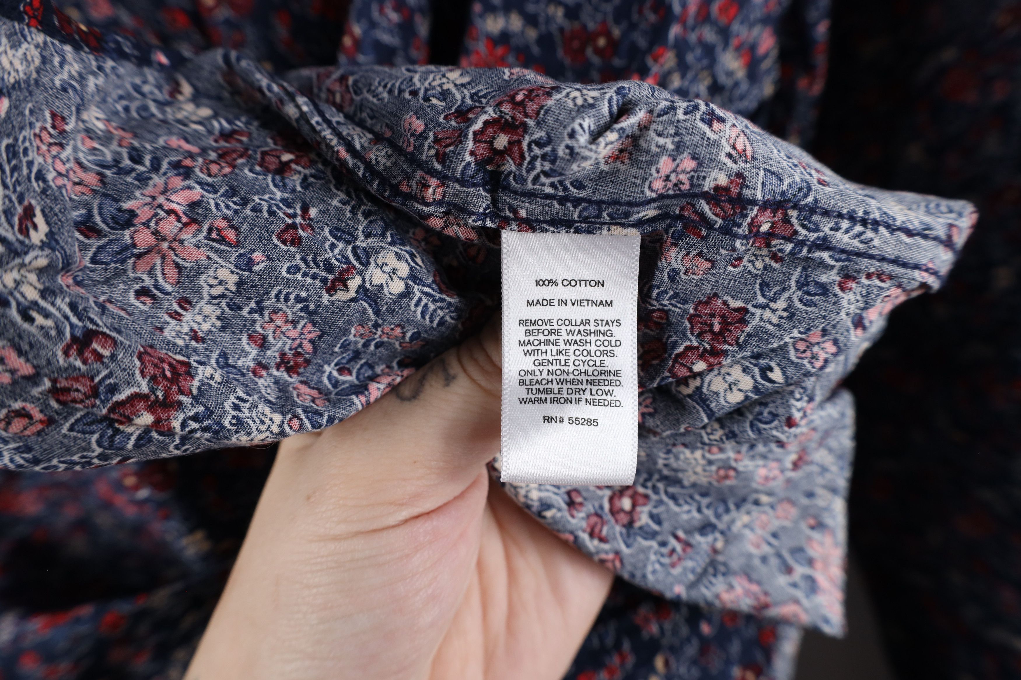 Express × Vintage New Express Fit Rainbow Flower All Over Print Button Shirt Size US XL / EU 56 / 4 - 8 Thumbnail