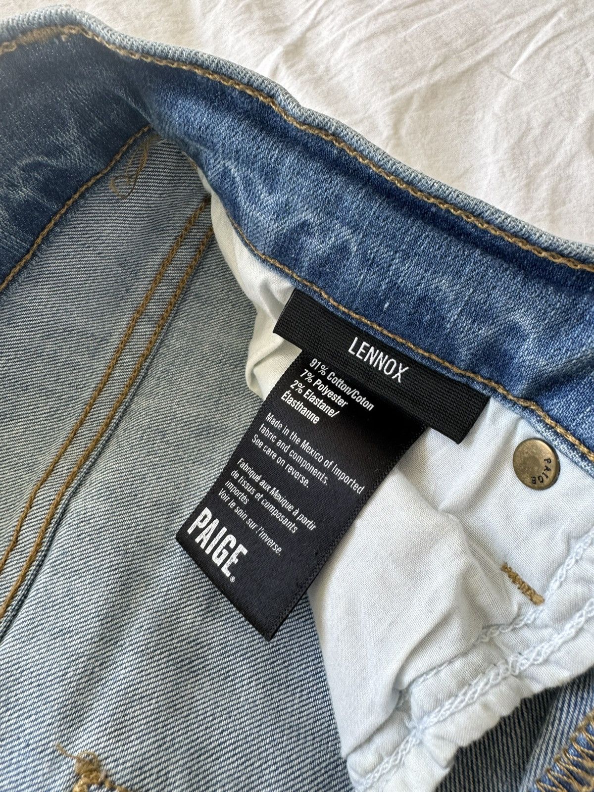 Paige Paige Lennox Slim Jeans Size US 29 - 4 Thumbnail