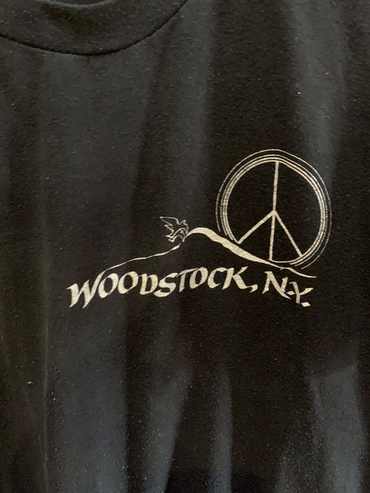 Band Tees Woodstock N.Y Logo Size US XL / EU 56 / 4 - 4 Thumbnail